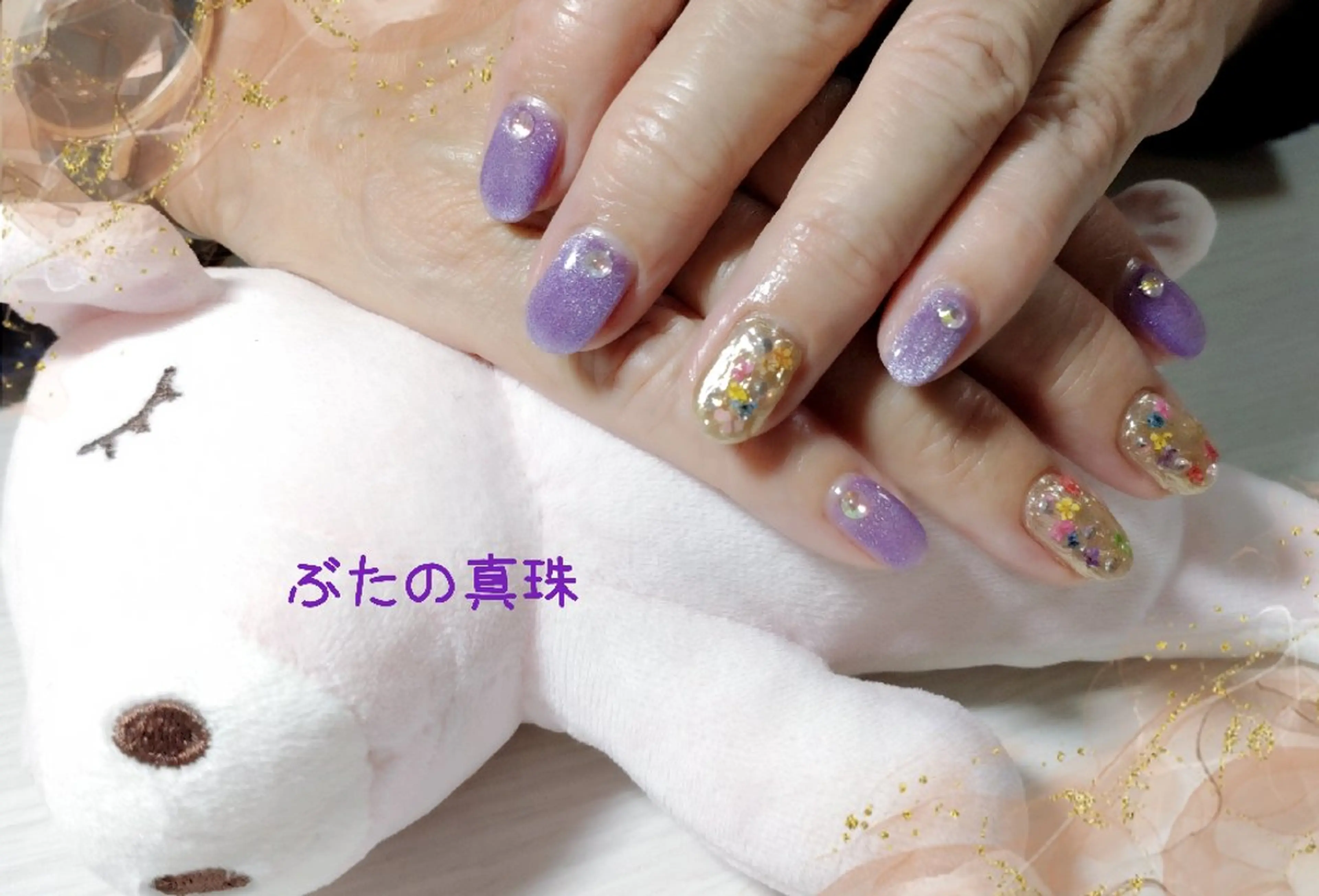 ネイル ハンドネイル 林 珠里のネイルデザイン