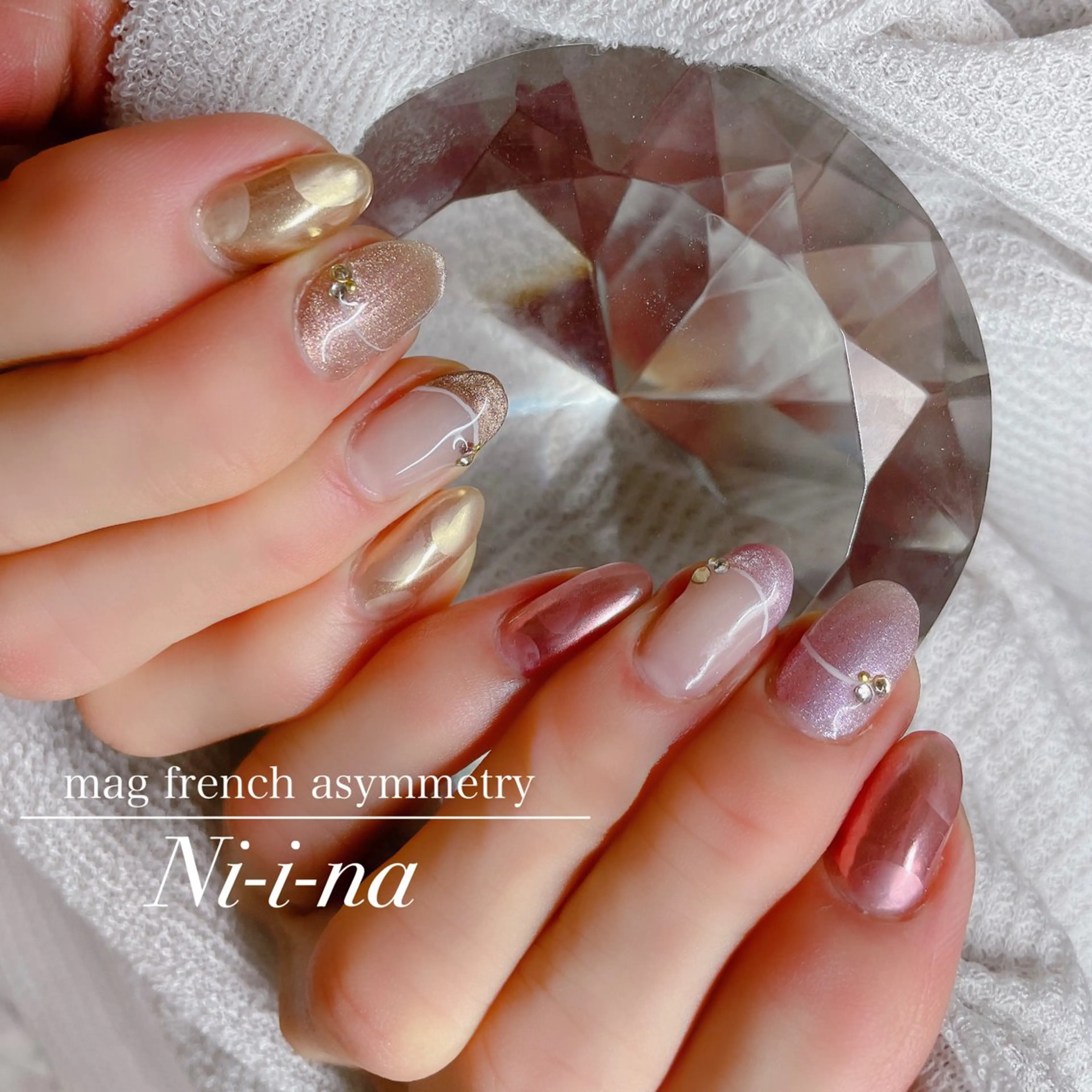 ネイル ハンドネイル nail salon Ni-i-naのネイルデザイン