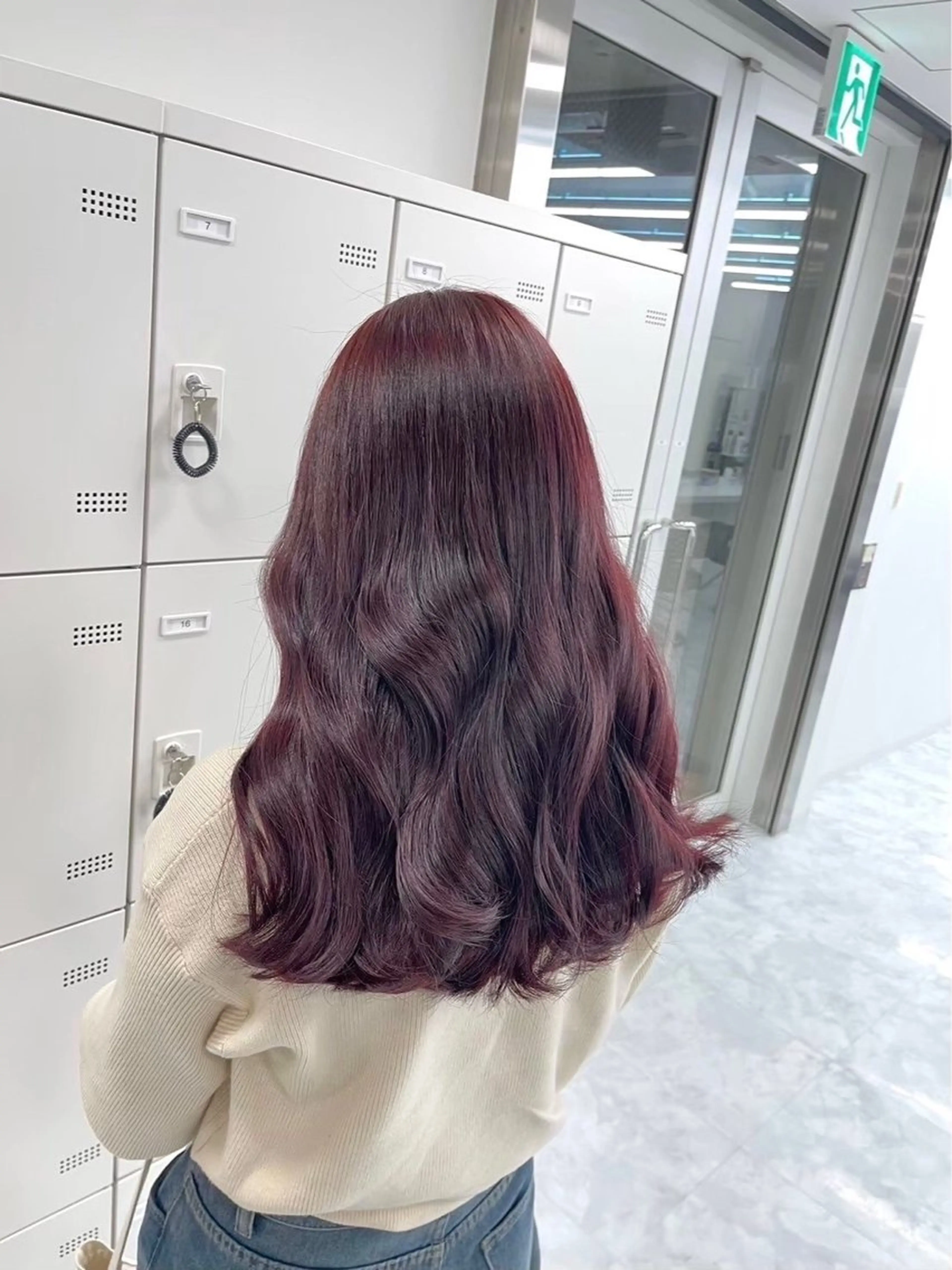 ロング 髪質改善 トリートメント お洒落暖色 🍒AOI🍒のヘアスタイル