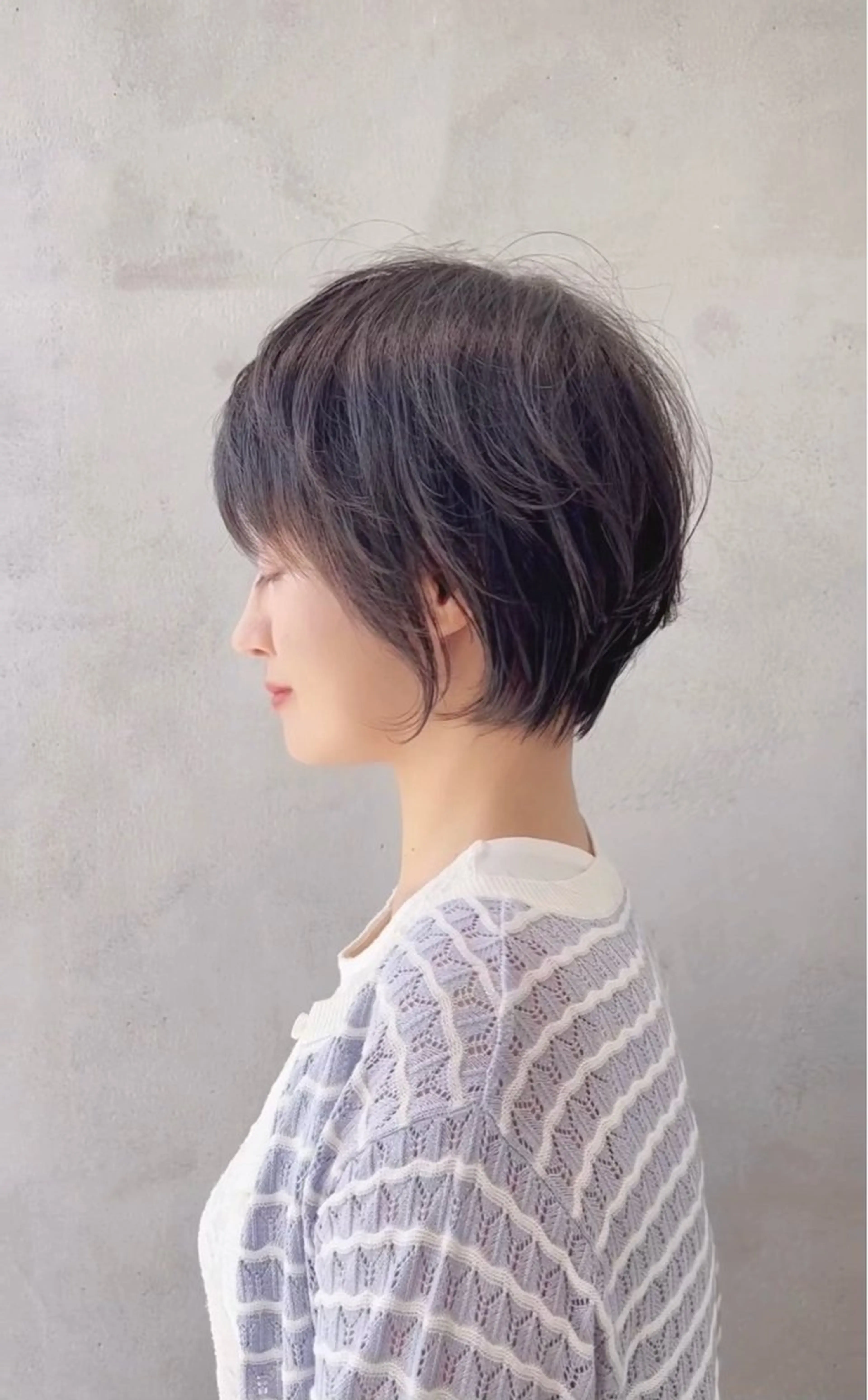 ショート Say.石川葵 ショートボブ前髪のヘアスタイル