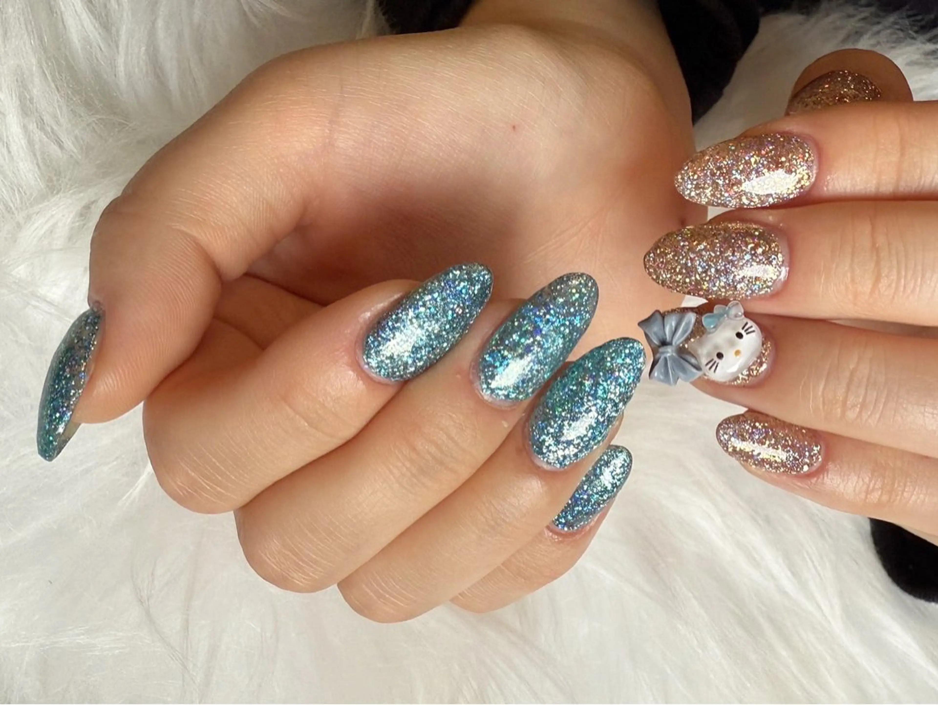 ネイル ラメ(グリッター) ワンカラーネイル ハンドネイル Welina by nail＆Mimi tubo Jewelry所属・Welina by nailのネイルデザイン