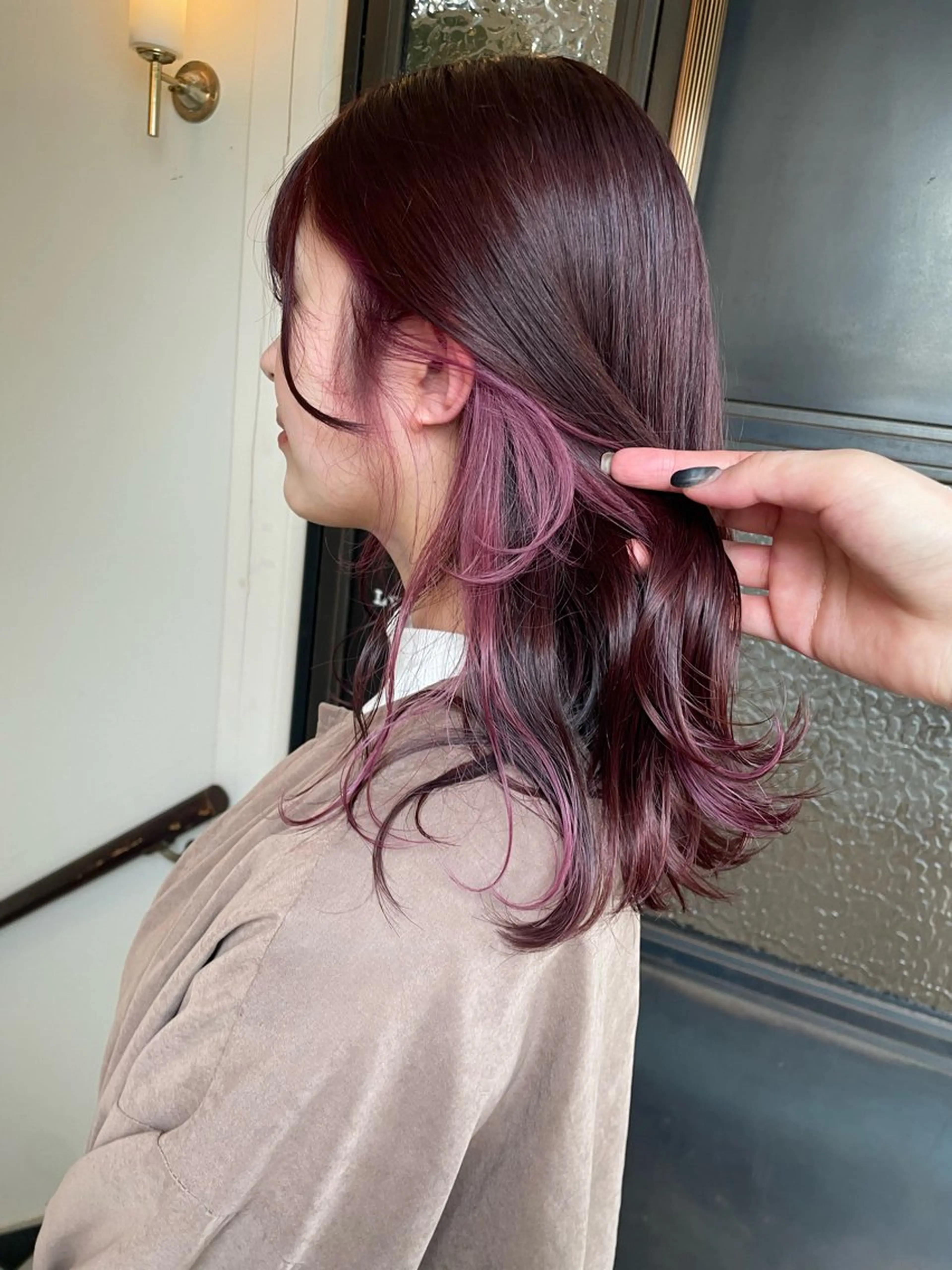 ミディアム カラー SALOWIN新潟万代店所属・SaKiho 🎀のヘアスタイル