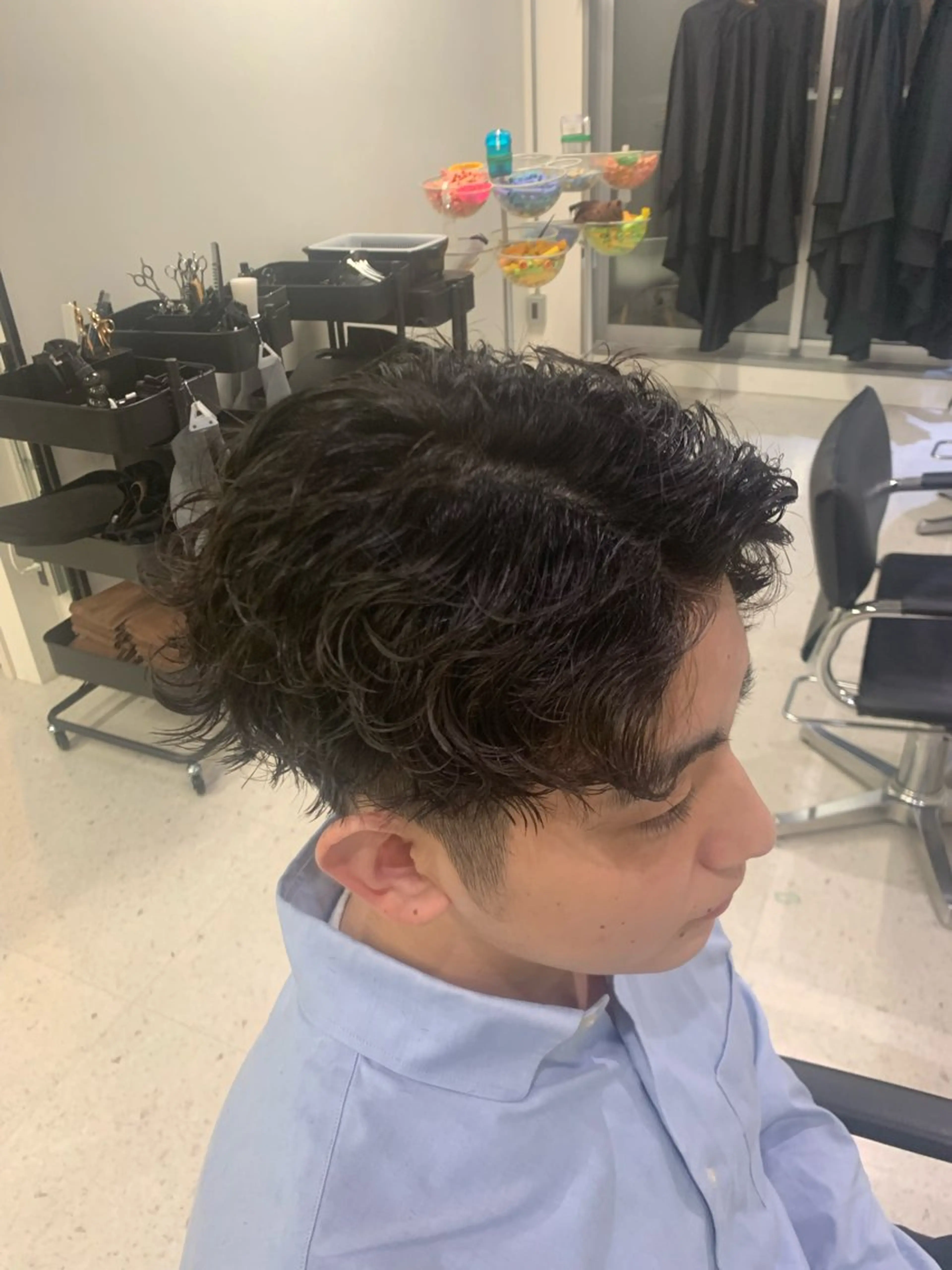 パーマ メンズ メンズパーマ 波巻きパーマ WAVEY ft.fifth所属・横浜メンズカット パーマ/ショウゴのヘアスタイル