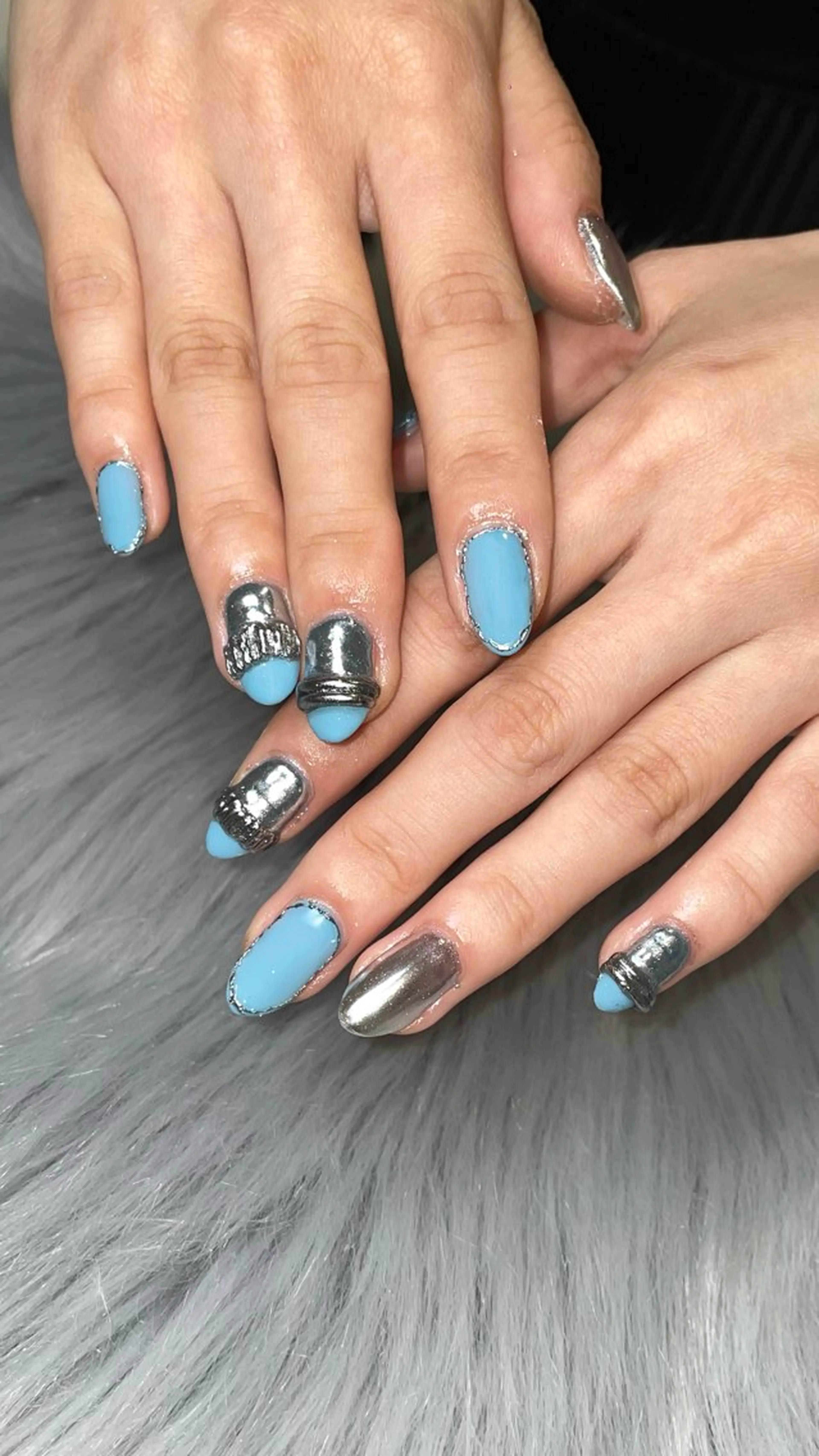 ネイル ラメ(グリッター) RICO NAIL所属・RICO Nail パーツつけ放題🌈のネイルデザイン