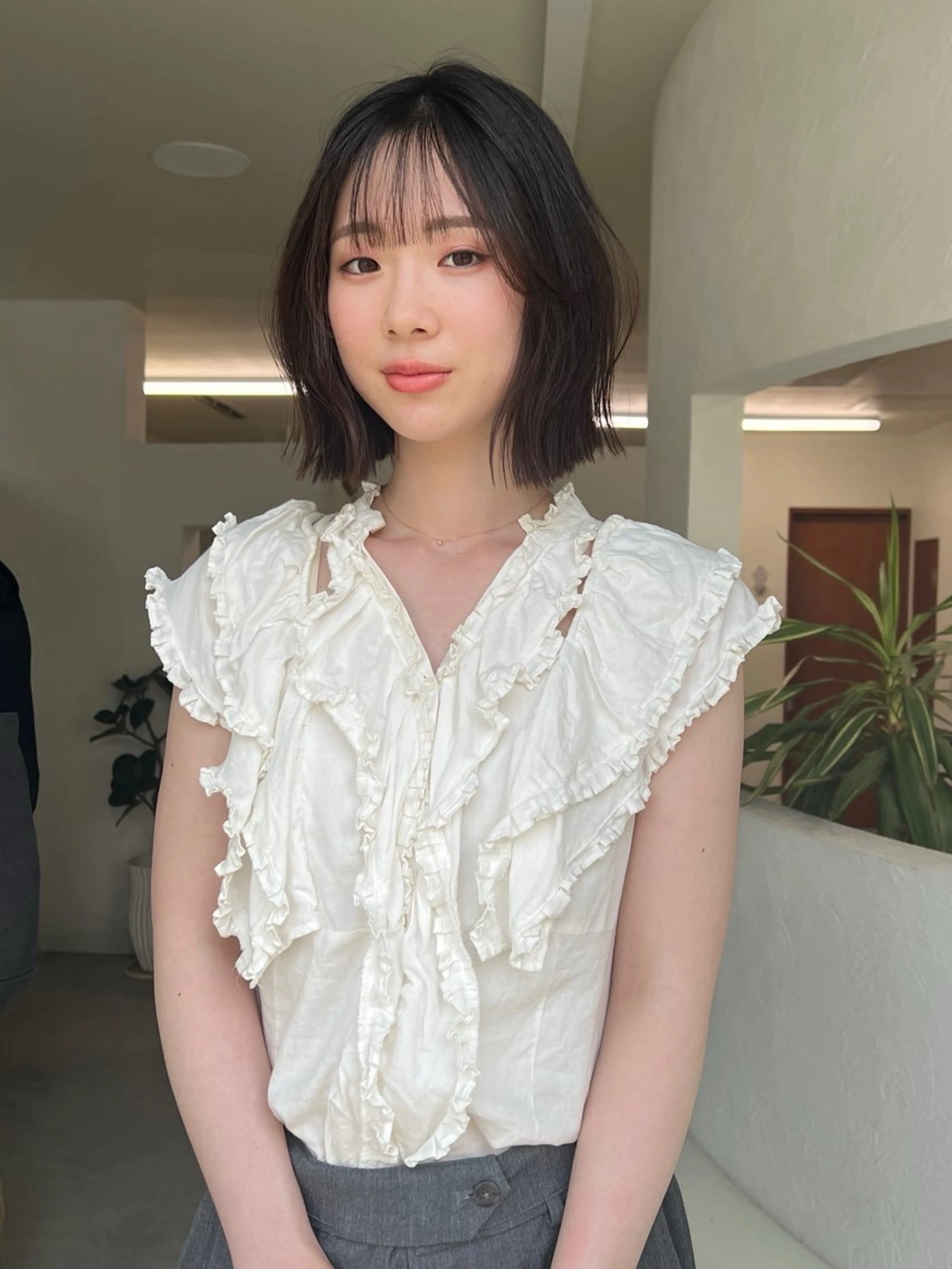 ミディアム 小林 美咲のヘアスタイル