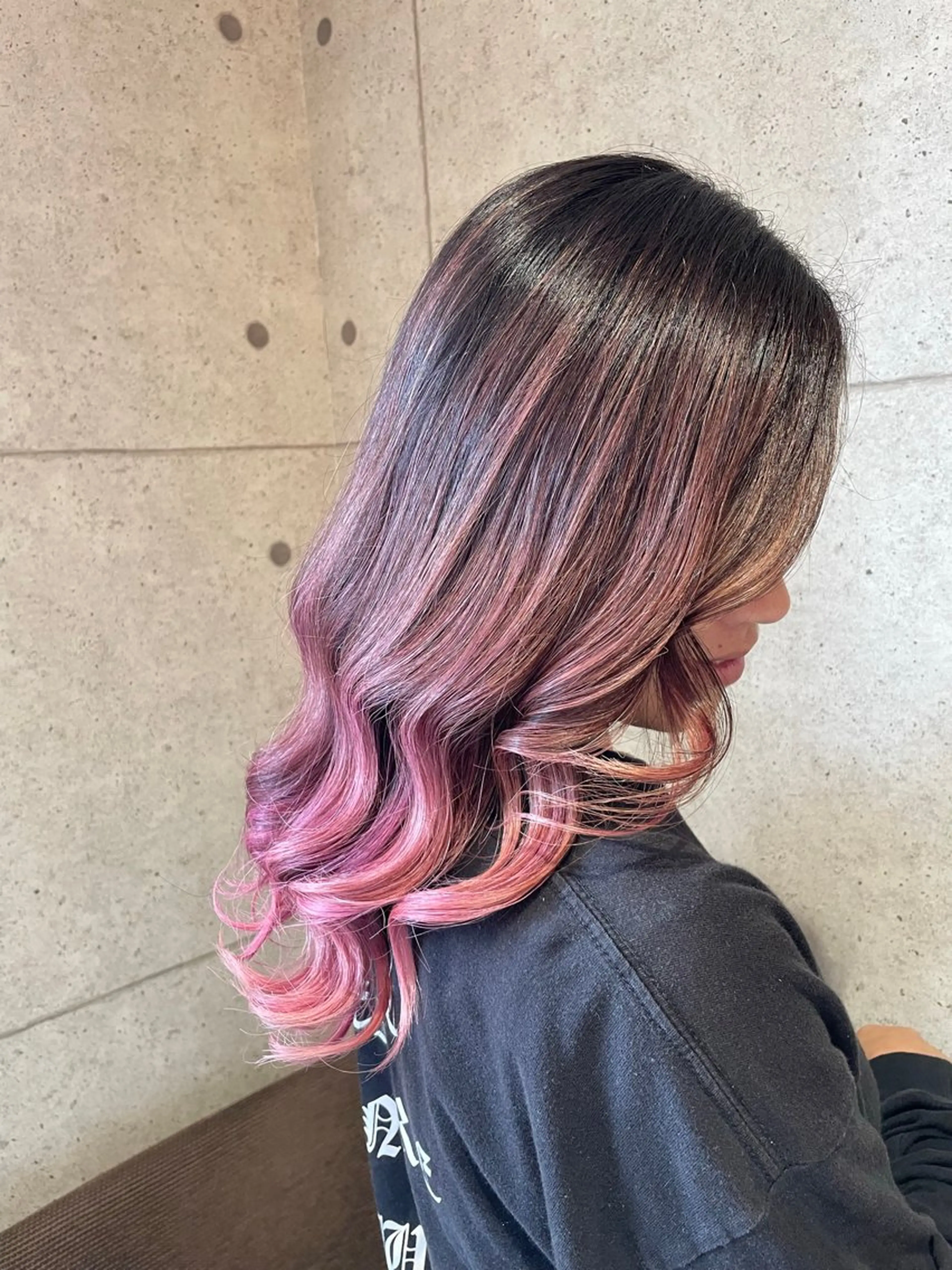 ロング ヘアカラー agu hair fonte   大泉学園所属・園田 彩音のヘアスタイル