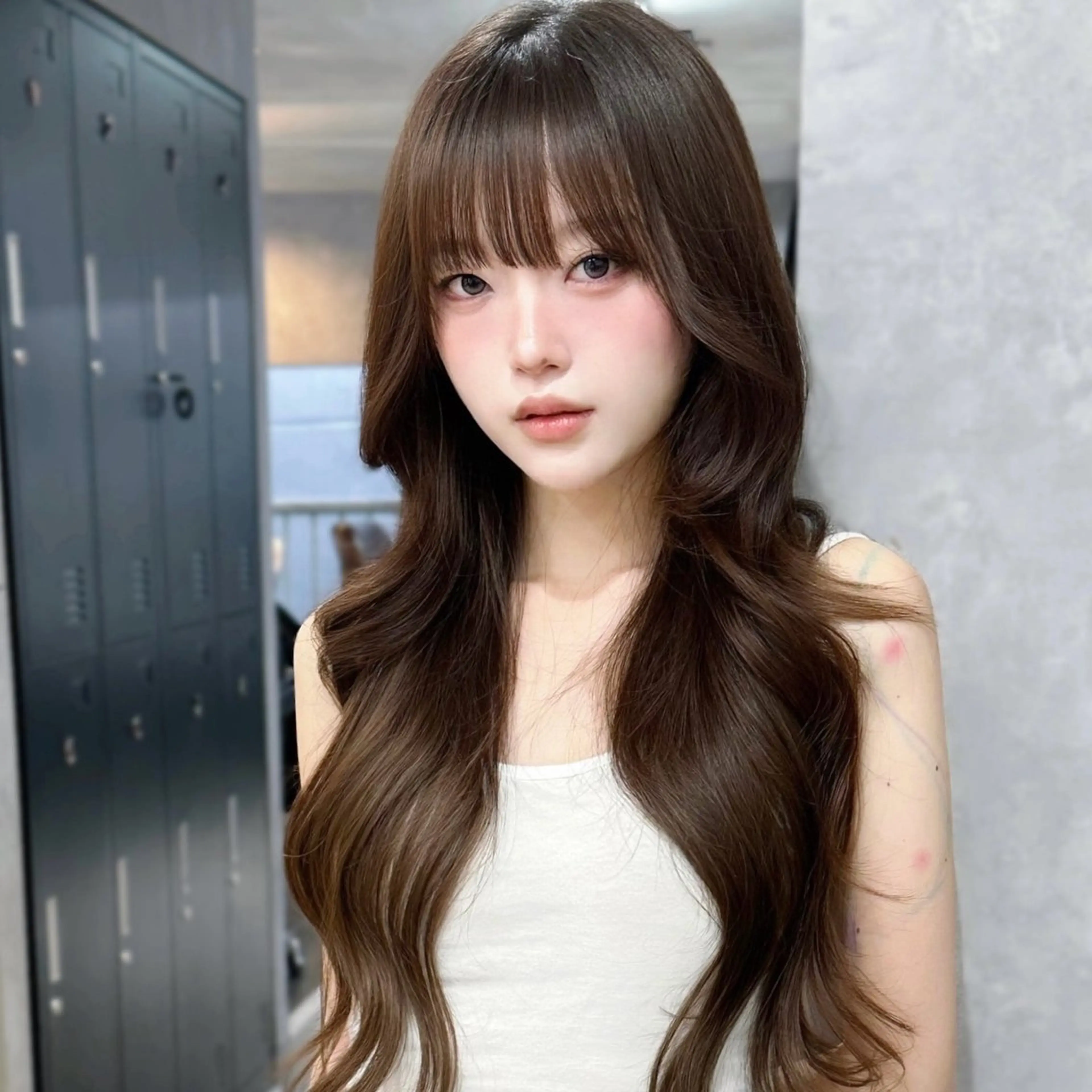 セミロング カラー 韓国風ヘア 🪡プルエクステ🪡 カラエク評価◎ユウゴのヘアスタイル