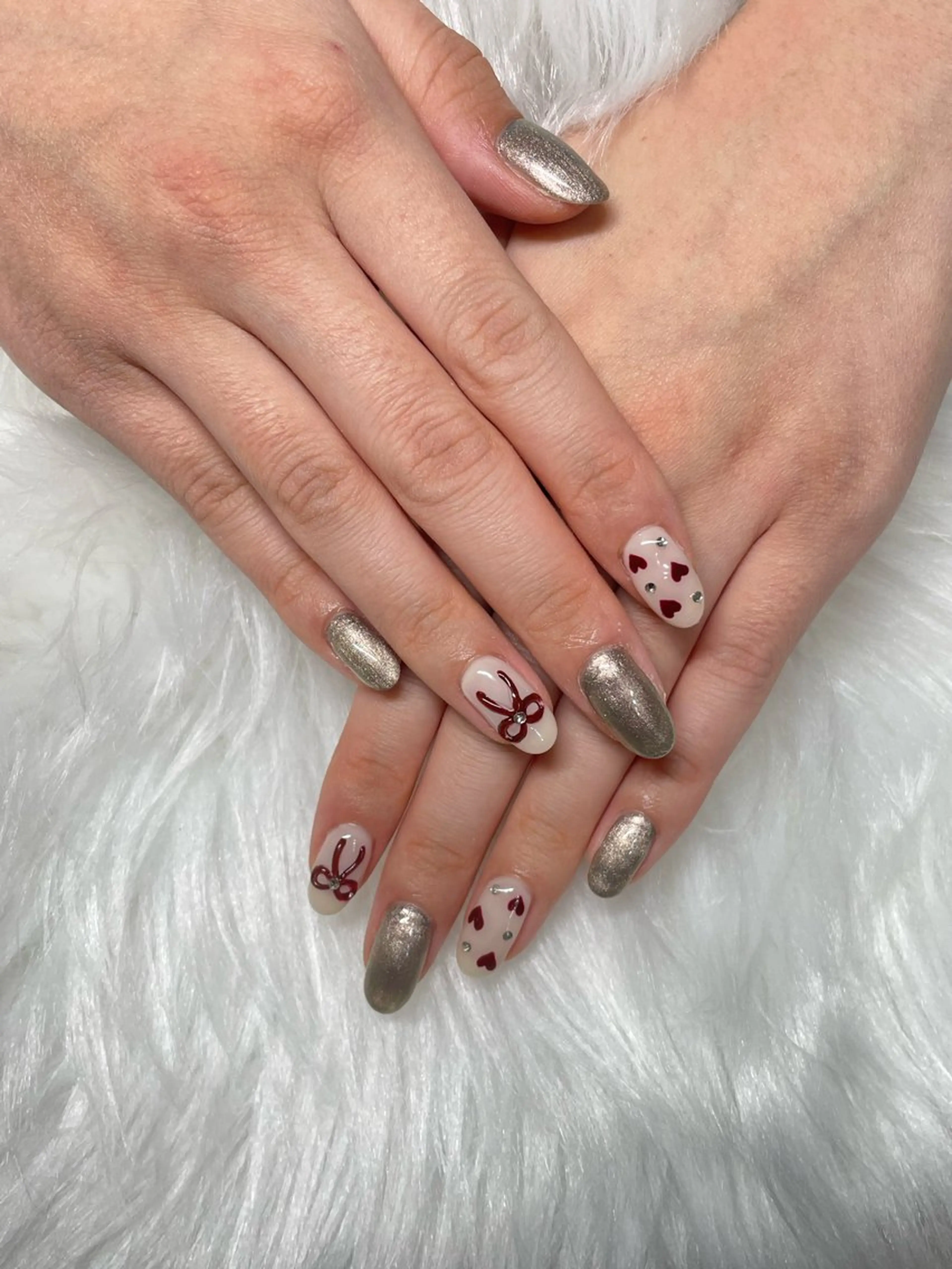 ネイル ハンドネイル オーロラ所属・YUI nailのネイルデザイン