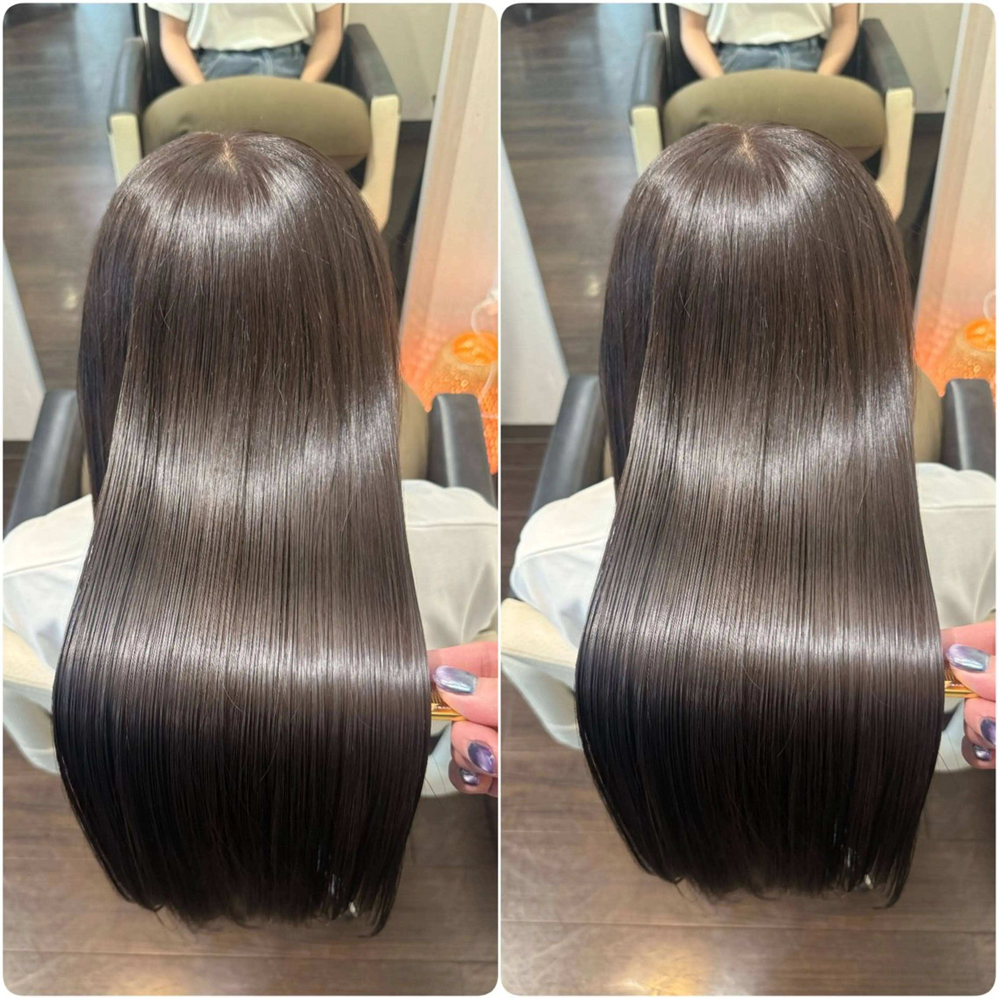 ロング カット 縮毛矯正 トリートメント ヘッドスパ youres hair 東口店所属・🌸ULTOWA🌸 髪質改善/縮毛/店長のヘアスタイル