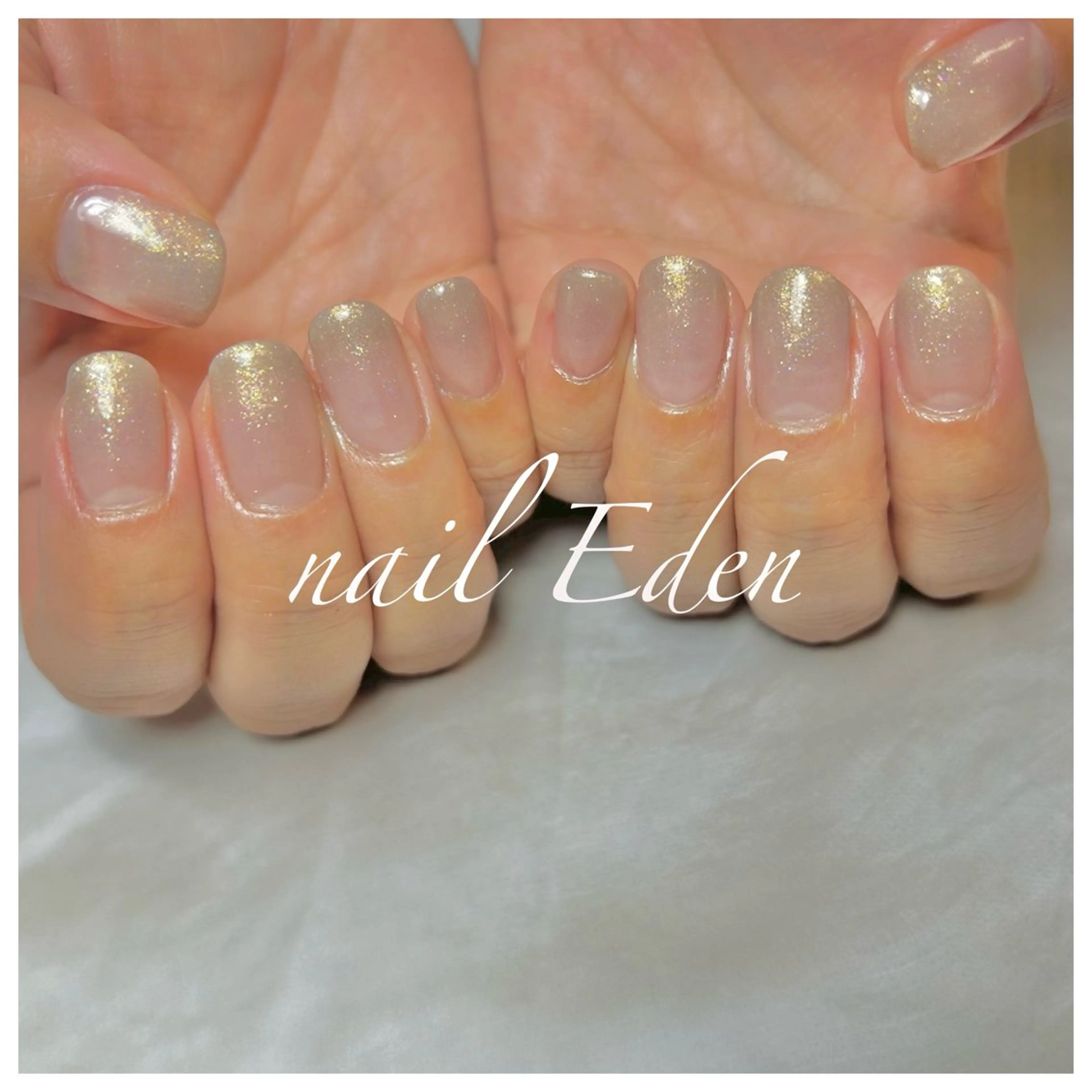 ネイル グラデーション シンプルネイル Eden　private nail saron所属・Eden ♾️のネイルデザイン