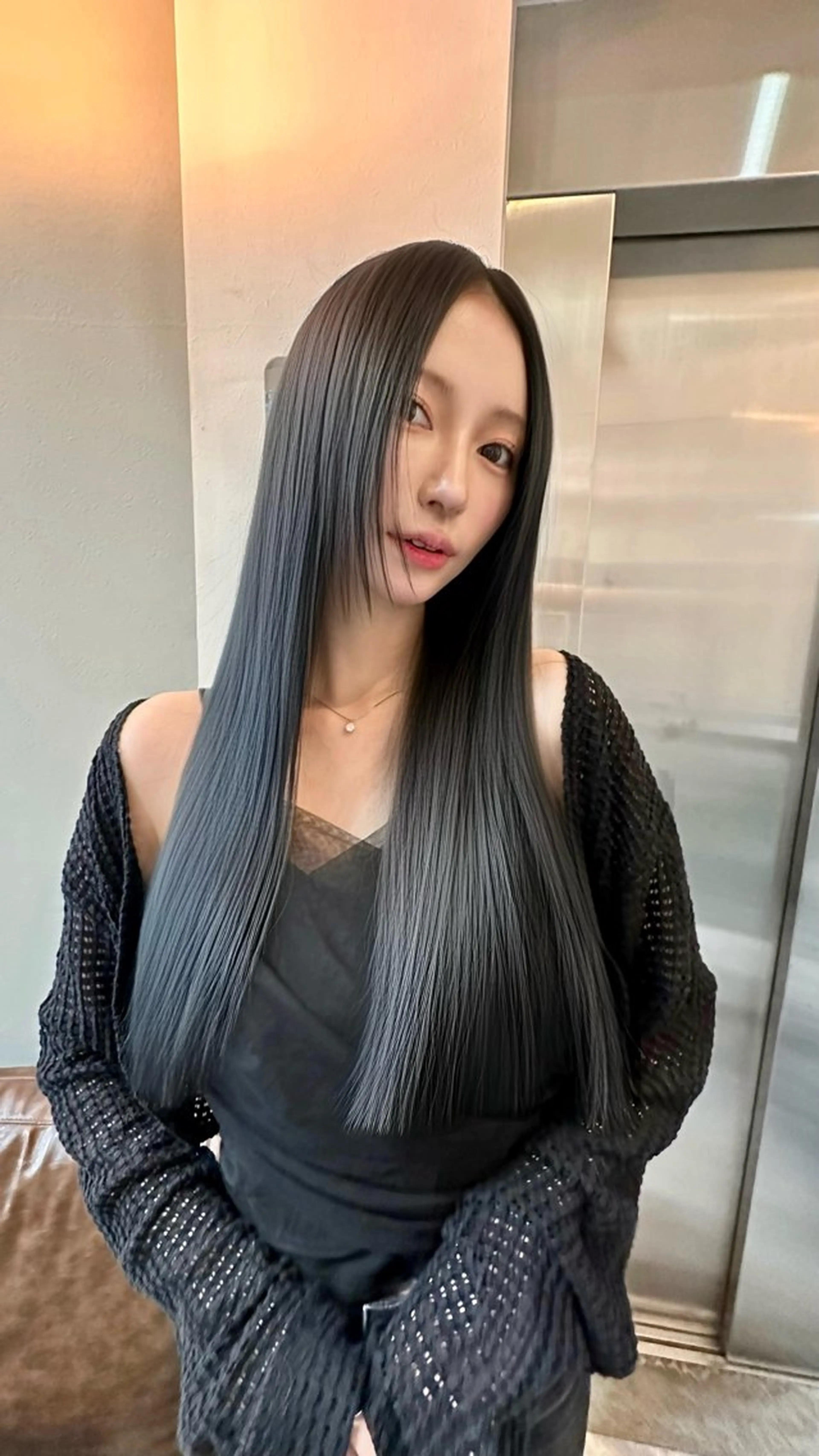 ロング 髪質改善 縮毛矯正 カット 縮毛矯正 トリートメント HANARE by youres hair 神楽坂所属・神楽坂/縮毛矯正/ 髪質改善/香村優弥のヘアスタイル