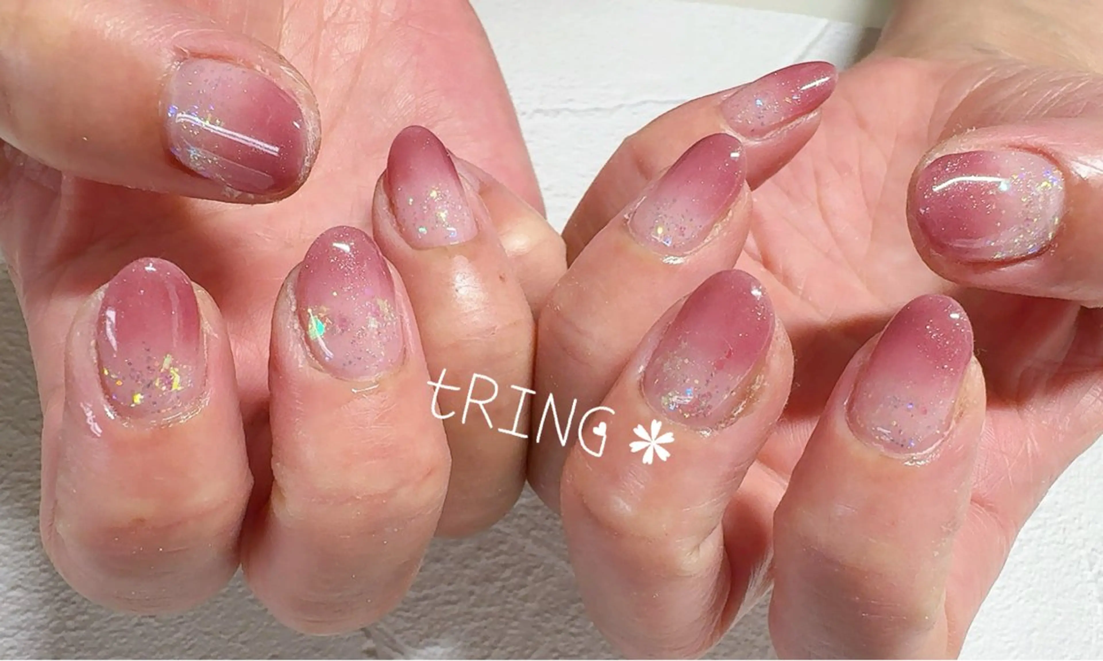 ネイル ハンドネイル tRING＊ しいの木台のネイルデザイン