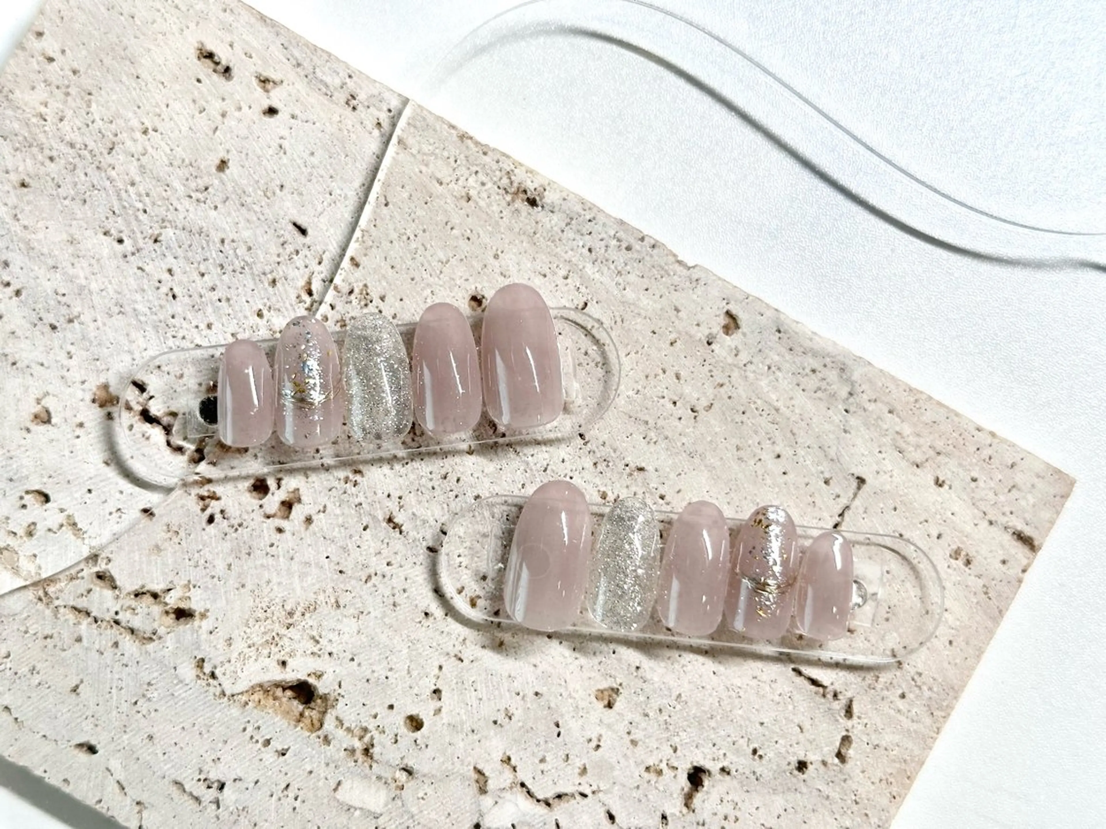 ネイル ハンドネイル 【B.nail】名古屋志賀本通-フィルイン/ニュアンス/定額/長さだし-所属・橋立 敬子のネイルデザイン