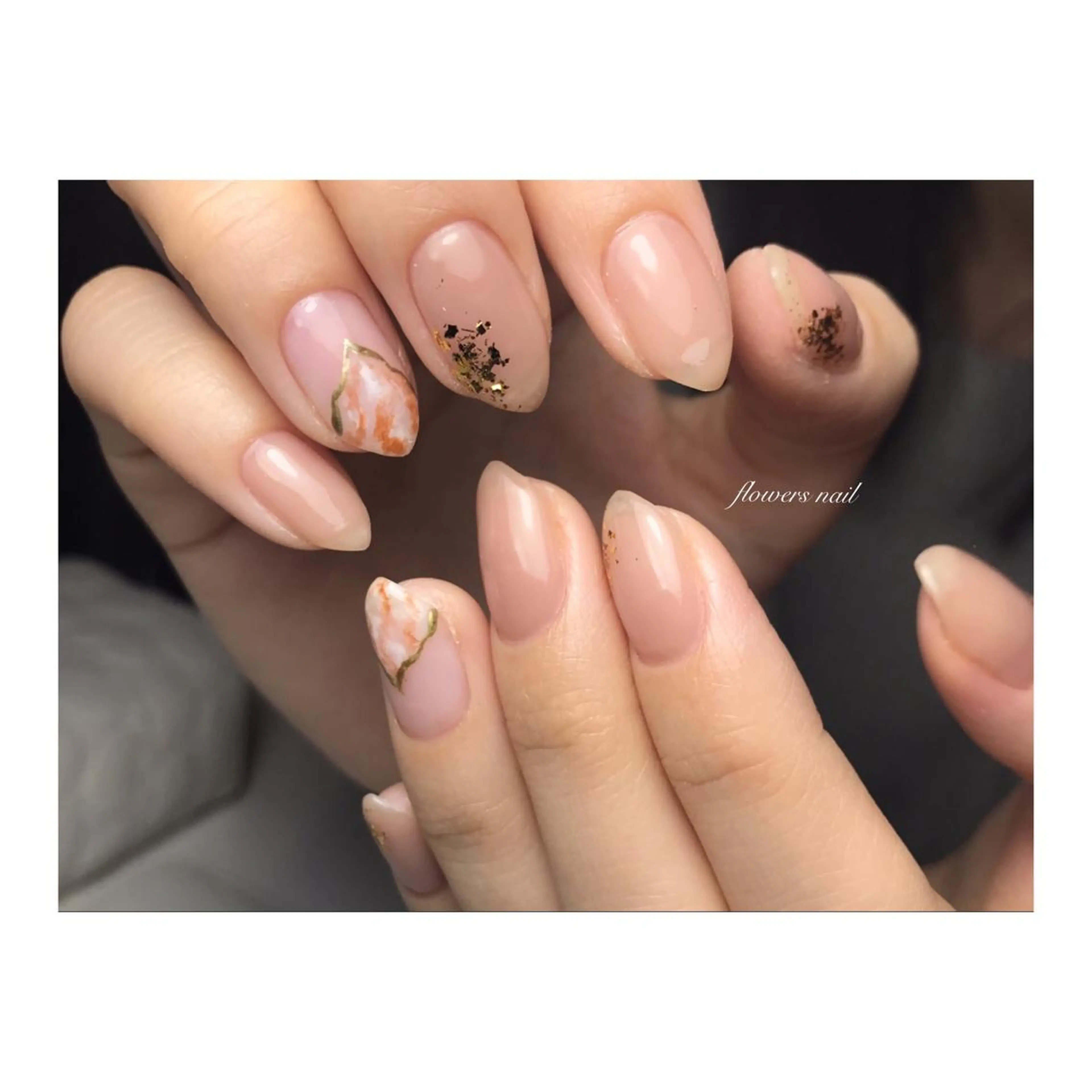 ネイル オフィスネイル flowers nailのネイルデザイン