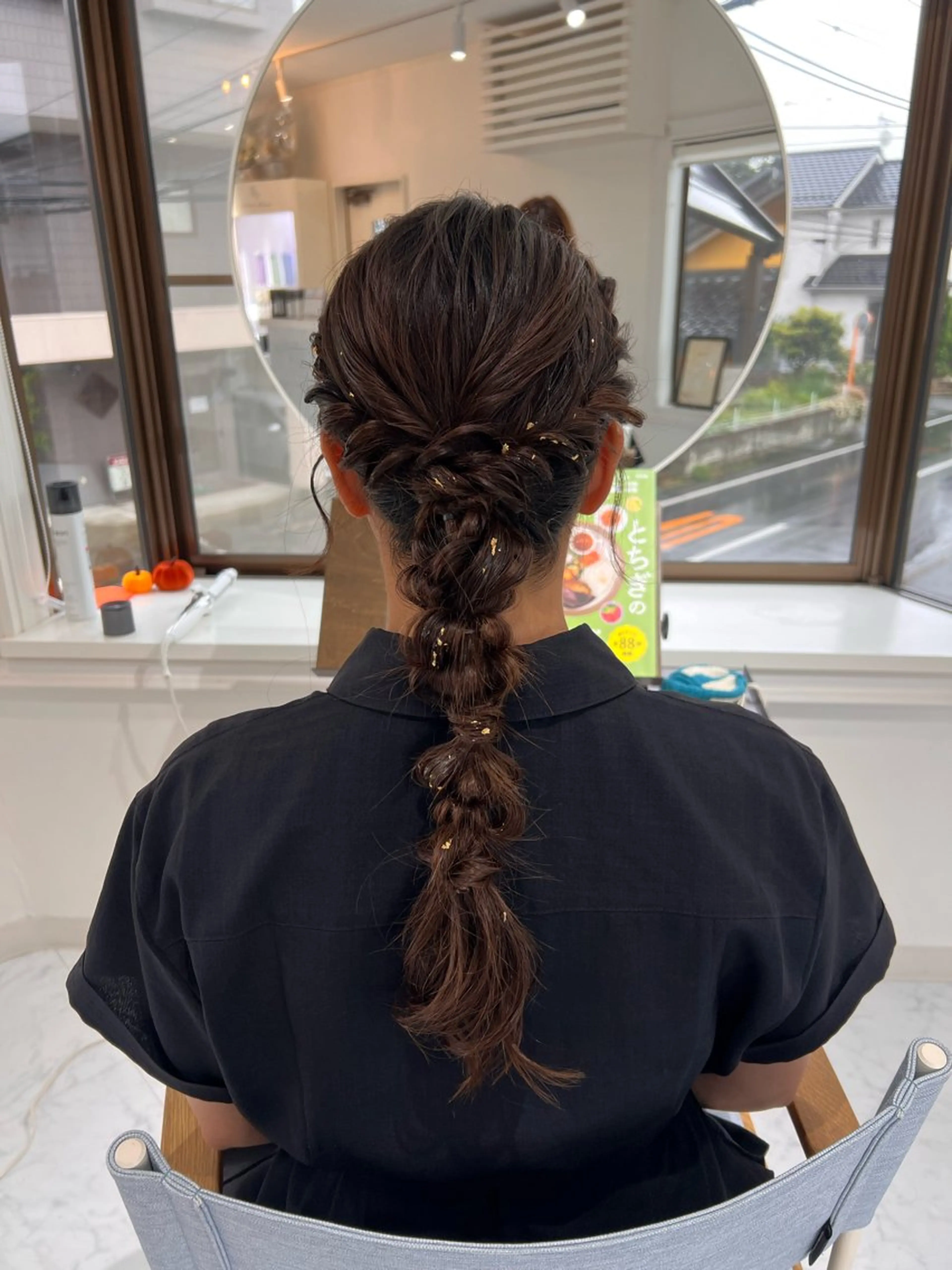 ヘアセットの写真