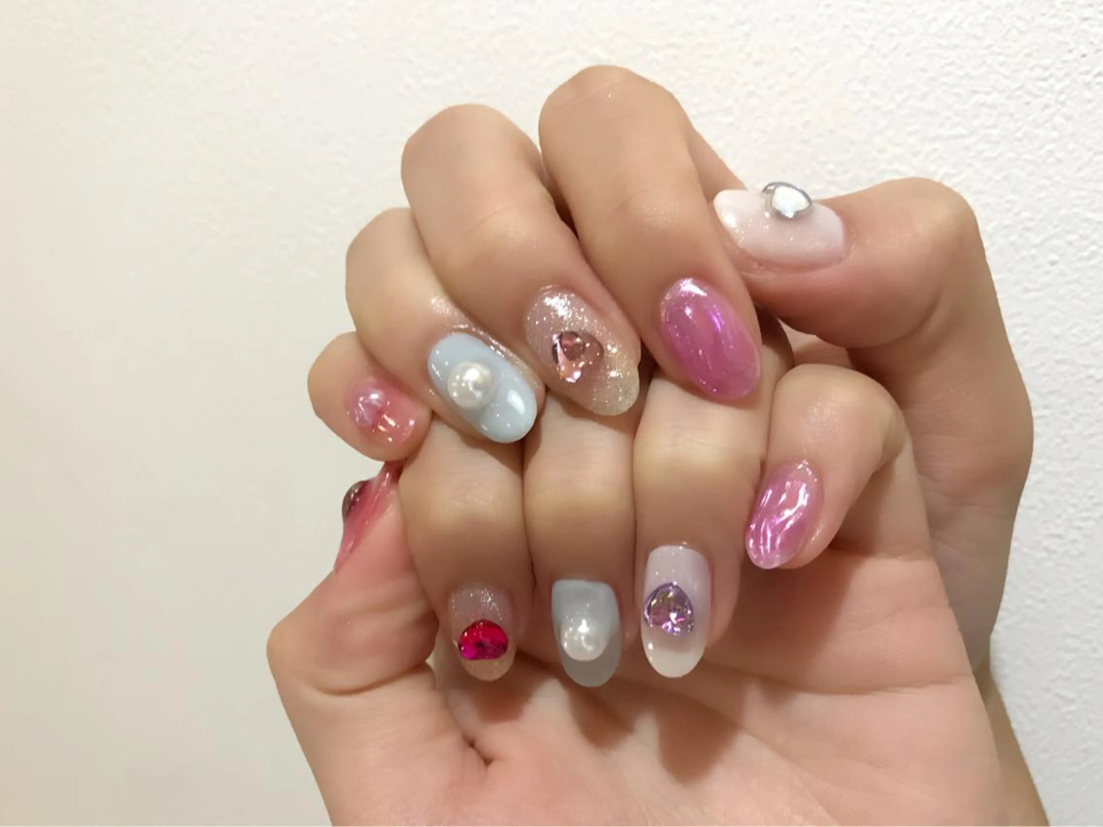 ネイル 長さ出し ジェルネイル ミラーネイル 持ち込み スカルプネイル その他(ネイル) Soeur ネイリストのネイルデザイン