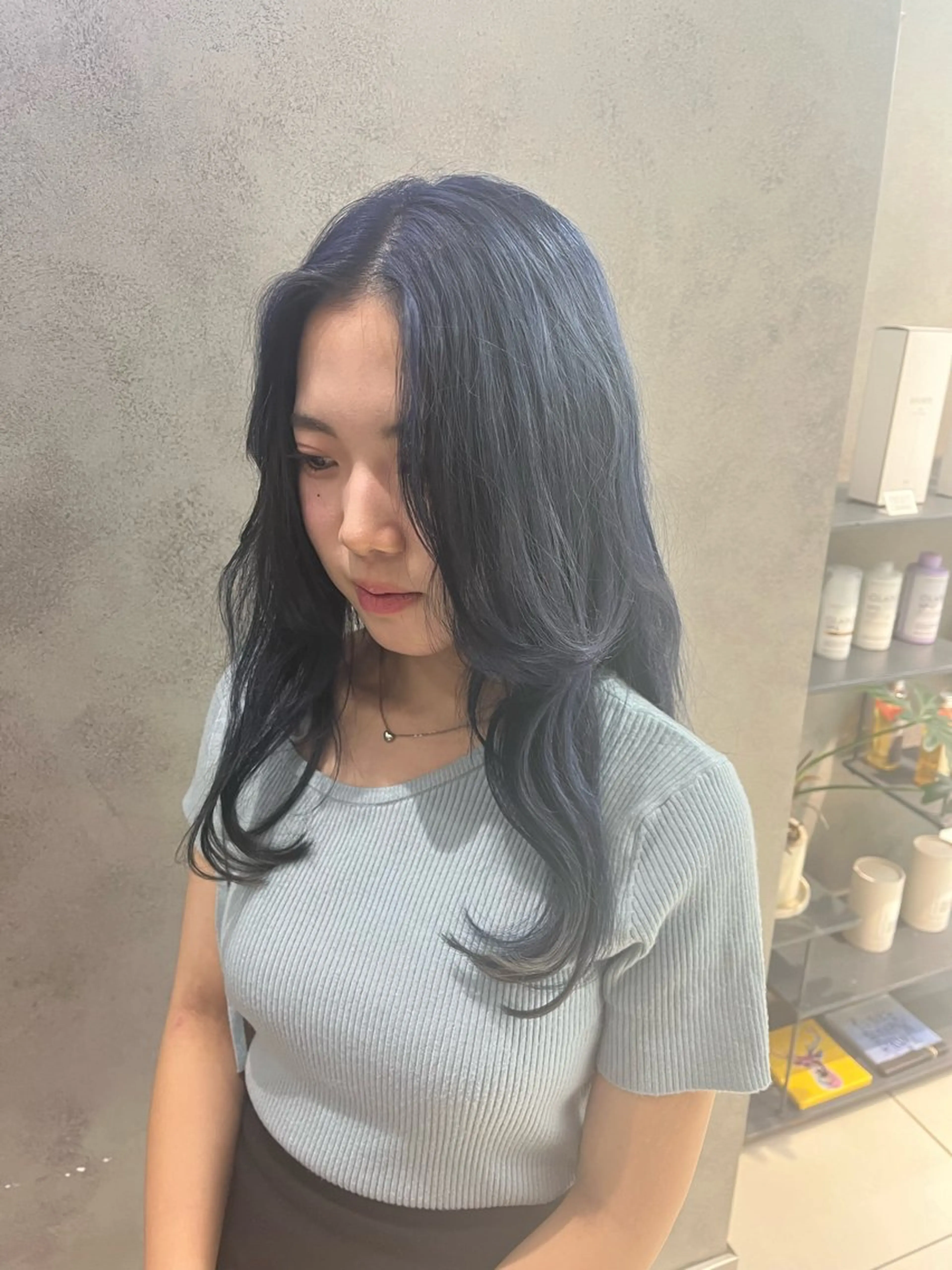 セミロング 💫ハイトーンボブ/ HARU💫のヘアスタイル