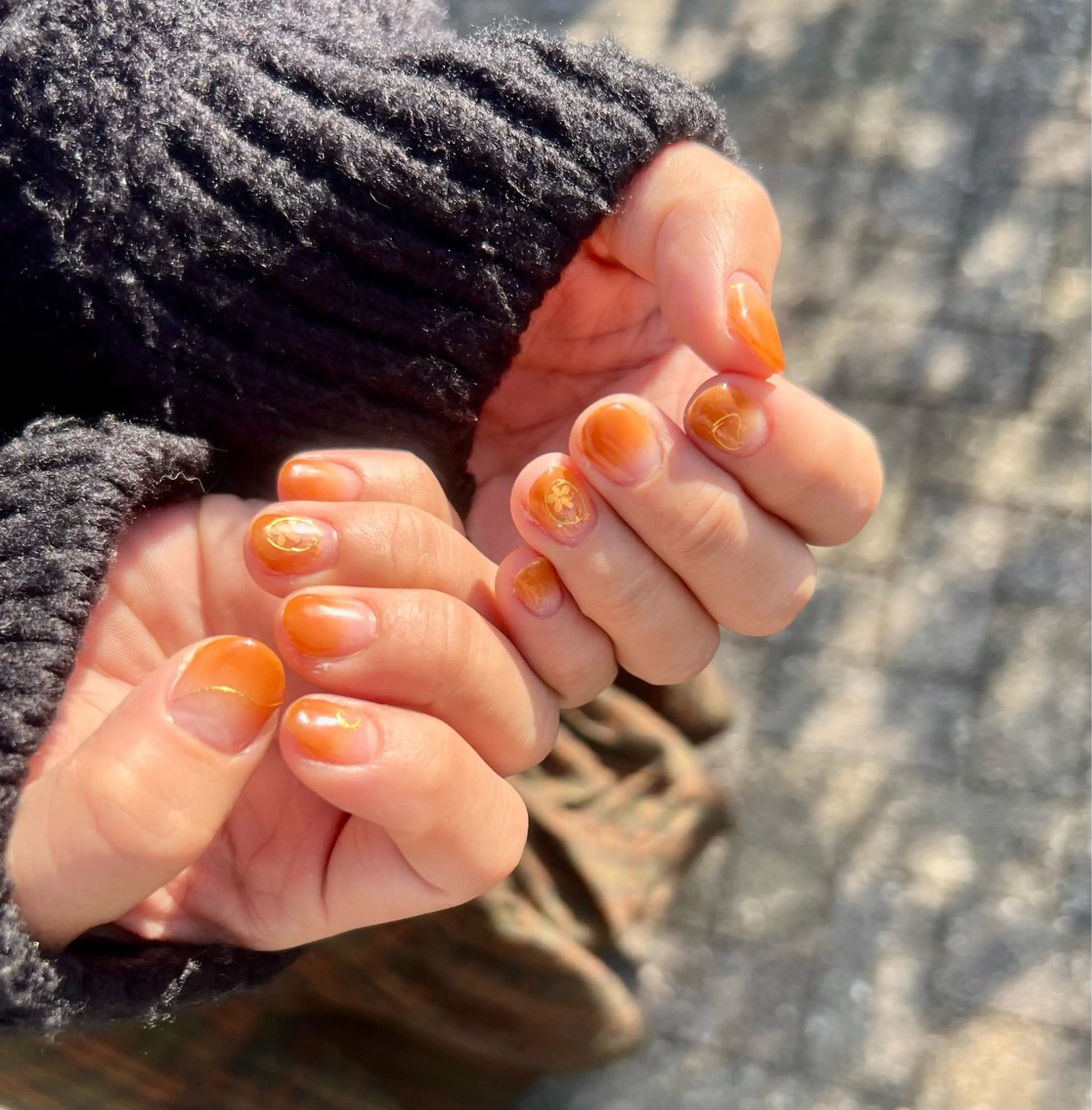 ネイル ニュアンスネイル やつや ももかのネイルデザイン