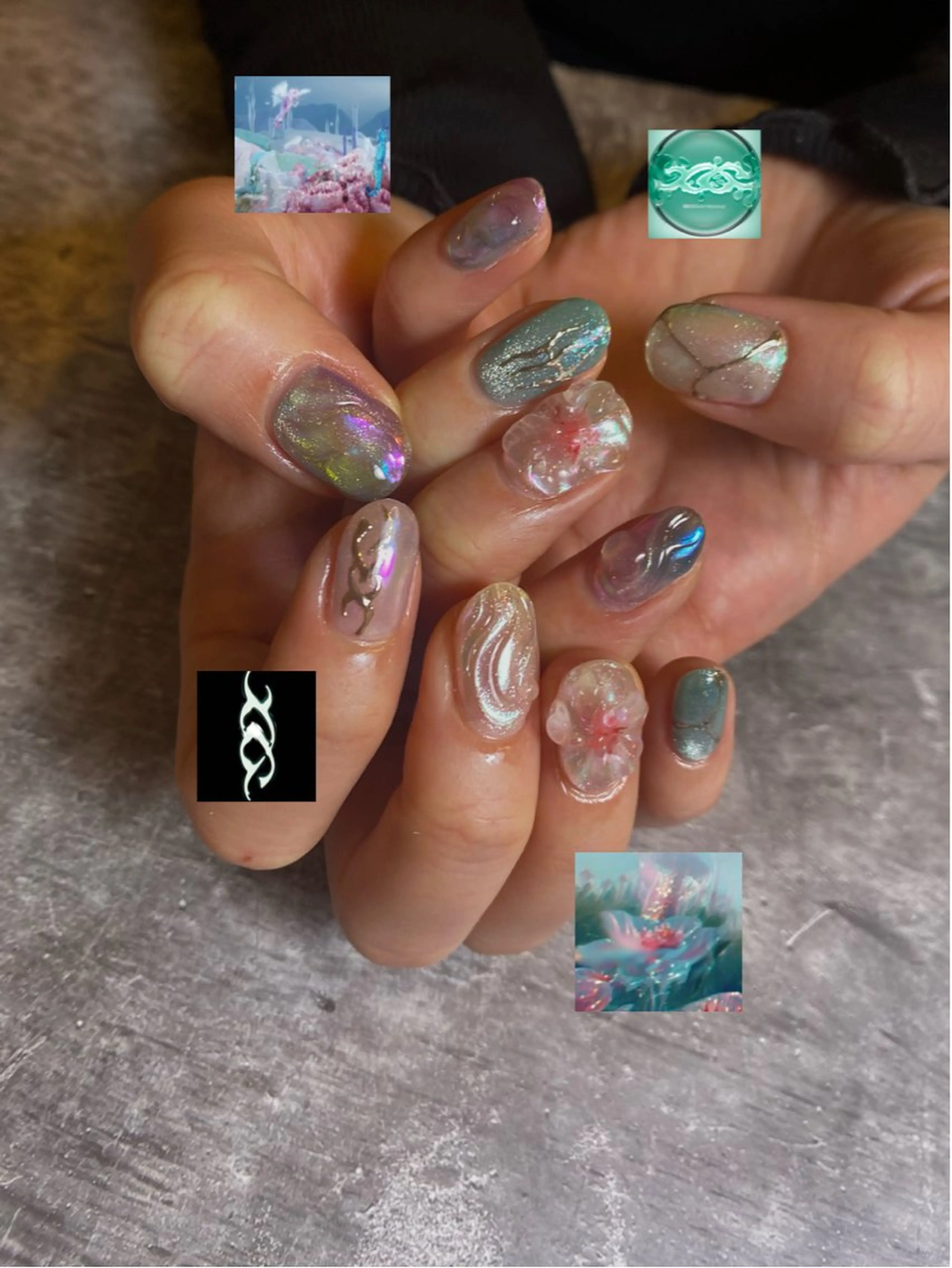 ネイル vivify所属・o sakiのネイルデザイン