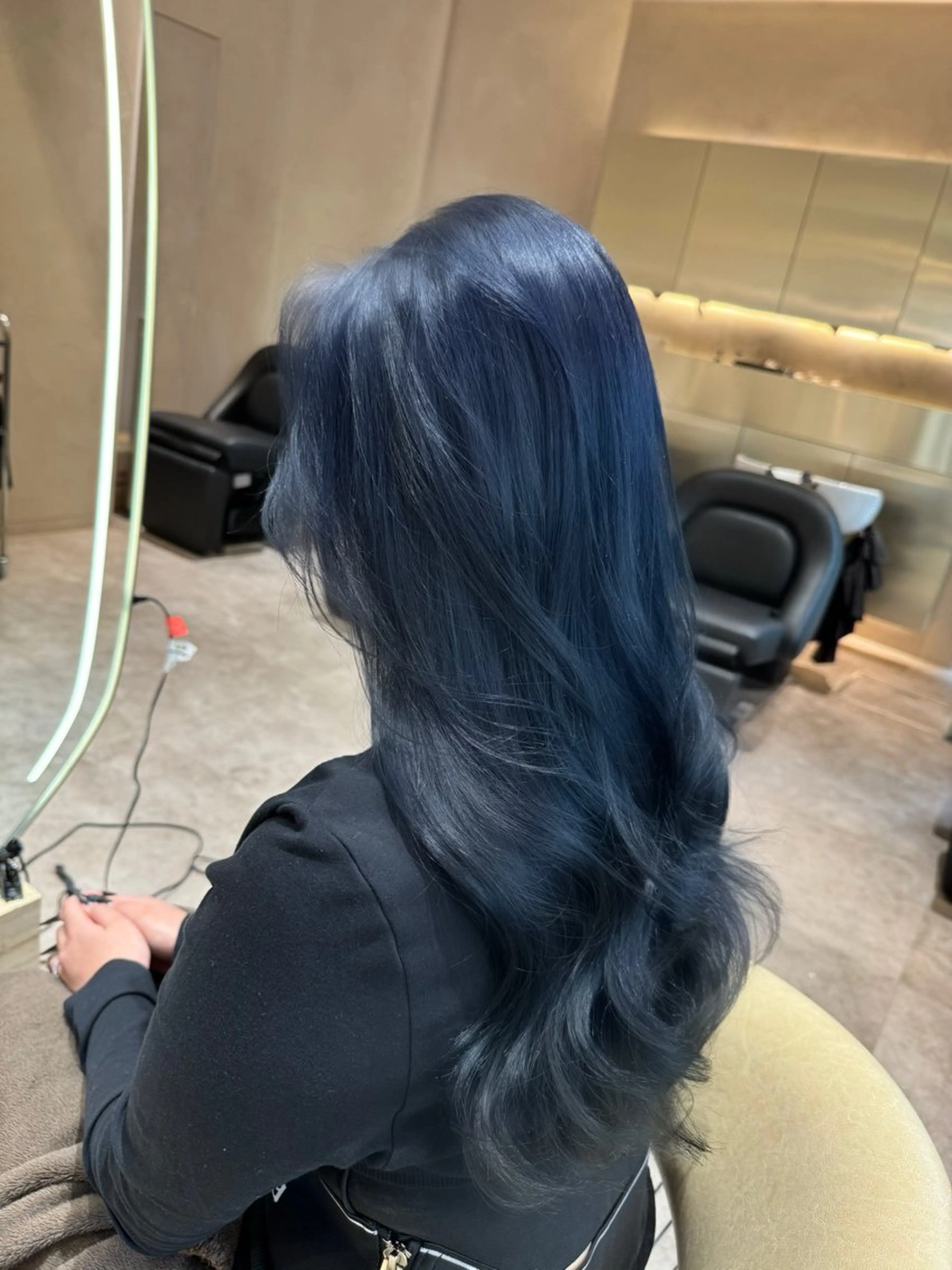 セミロング カット ヘアカラー トリートメント 1HAVANA所属・韓国ヘア/ベージュ カラー/髪質改善/涼のヘアスタイル