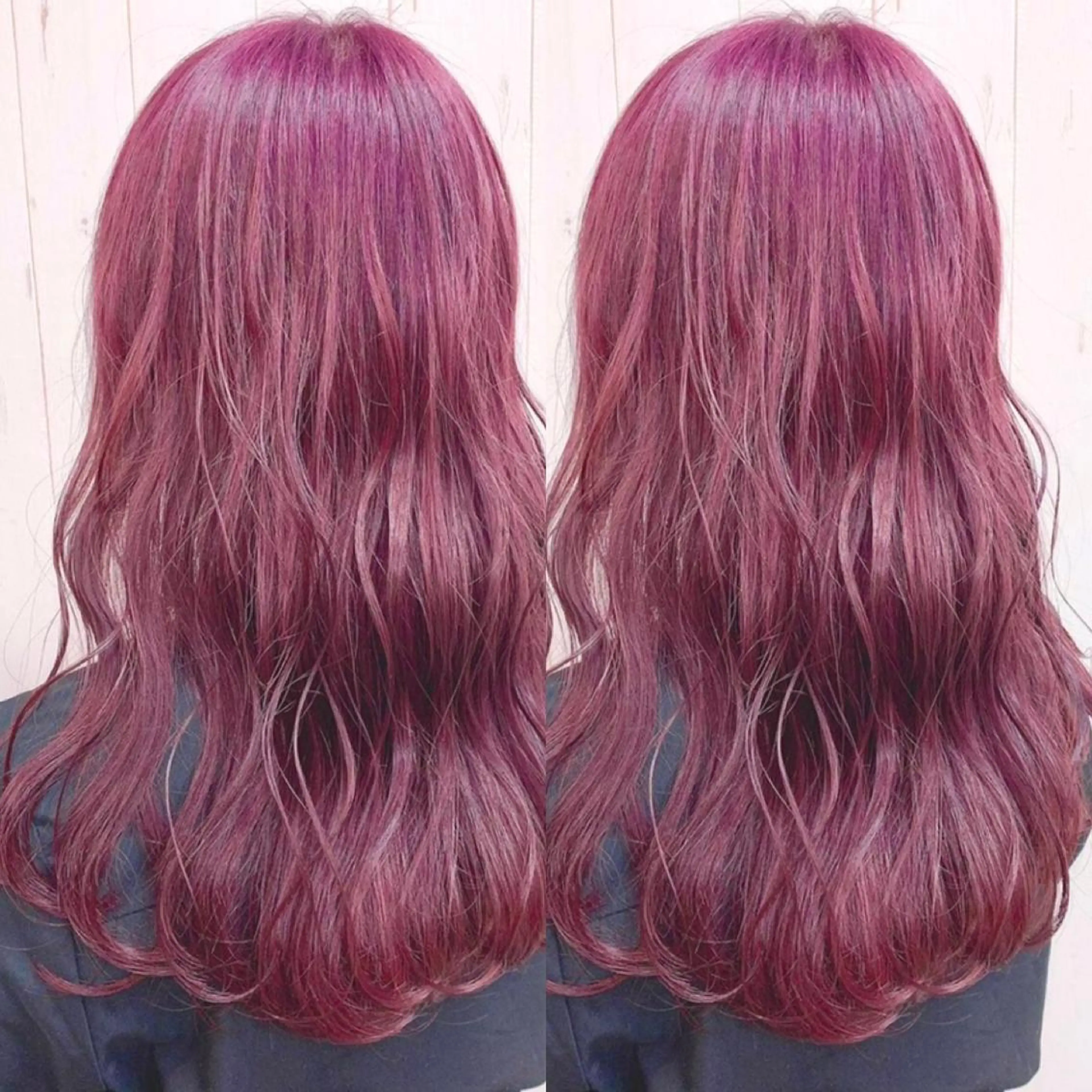 ロング カラー ブリーチ ピンクカラー ヘアカラー トリートメント 渋谷:インナーカラー ／🍒エリカ🍒のヘアスタイル