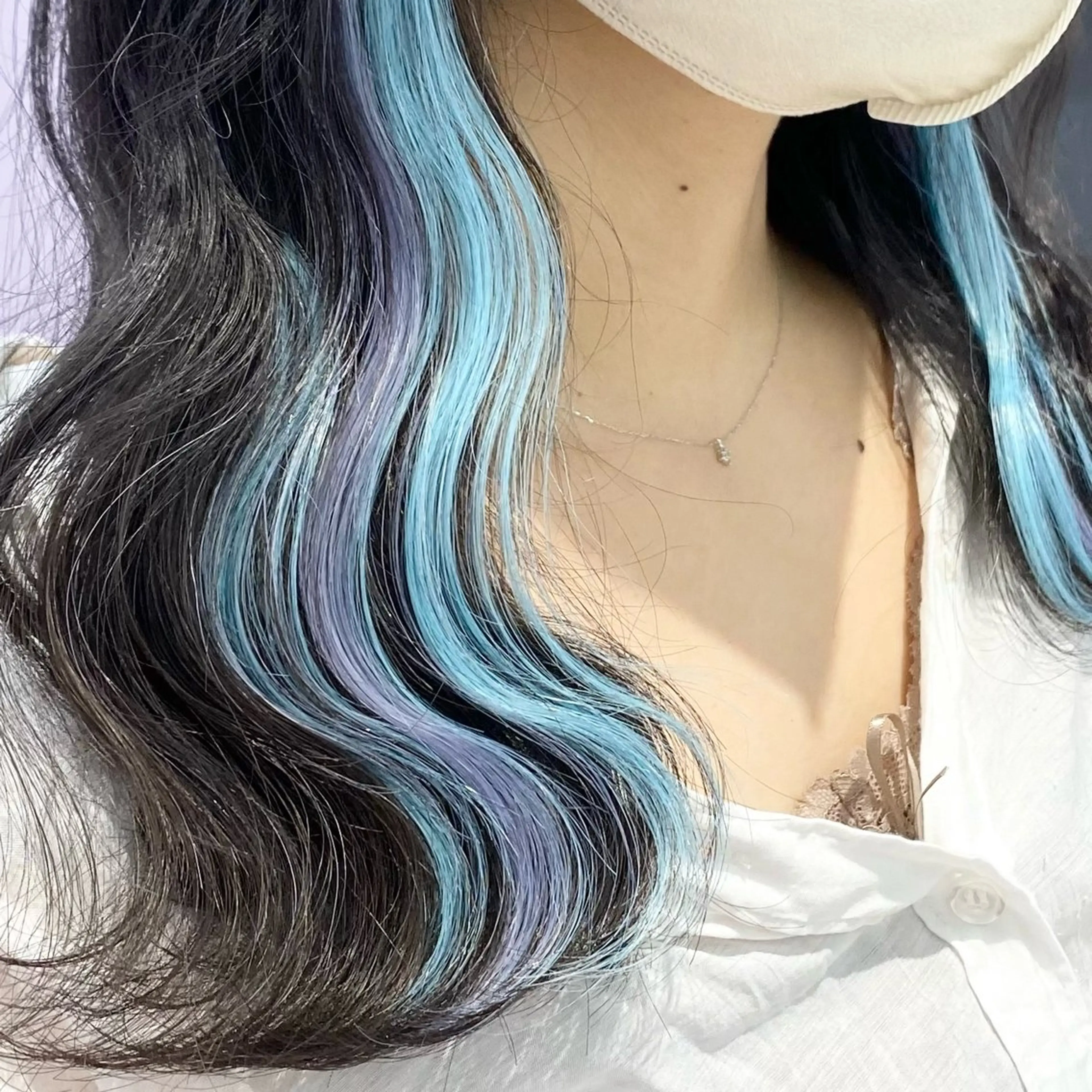 ミディアム カラー パープルカラー エクステ Cielro所属・エクステ ♡ 篠田 梓のヘアスタイル