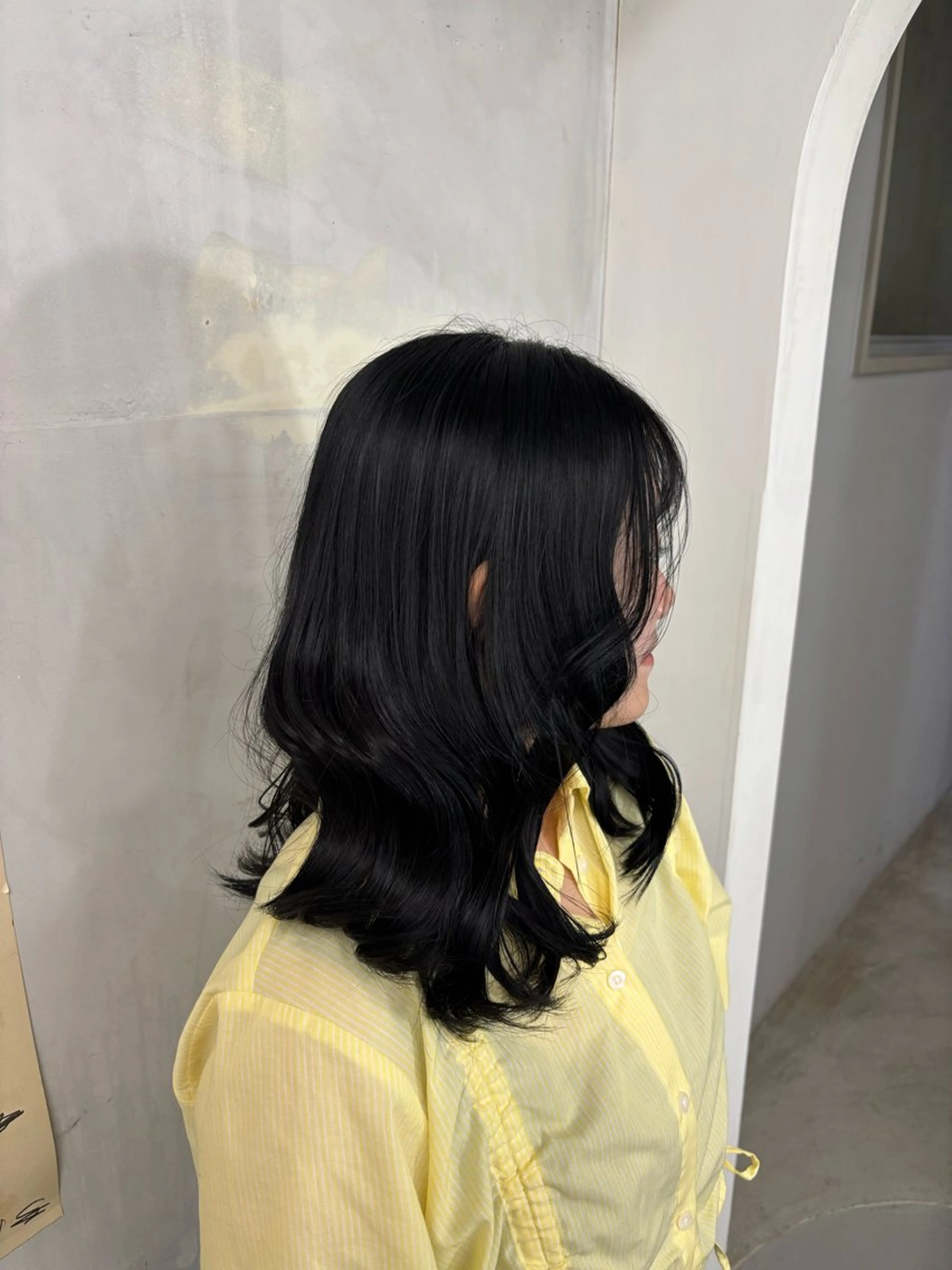 ブリーチなしワンカラー(ミディアム)の写真