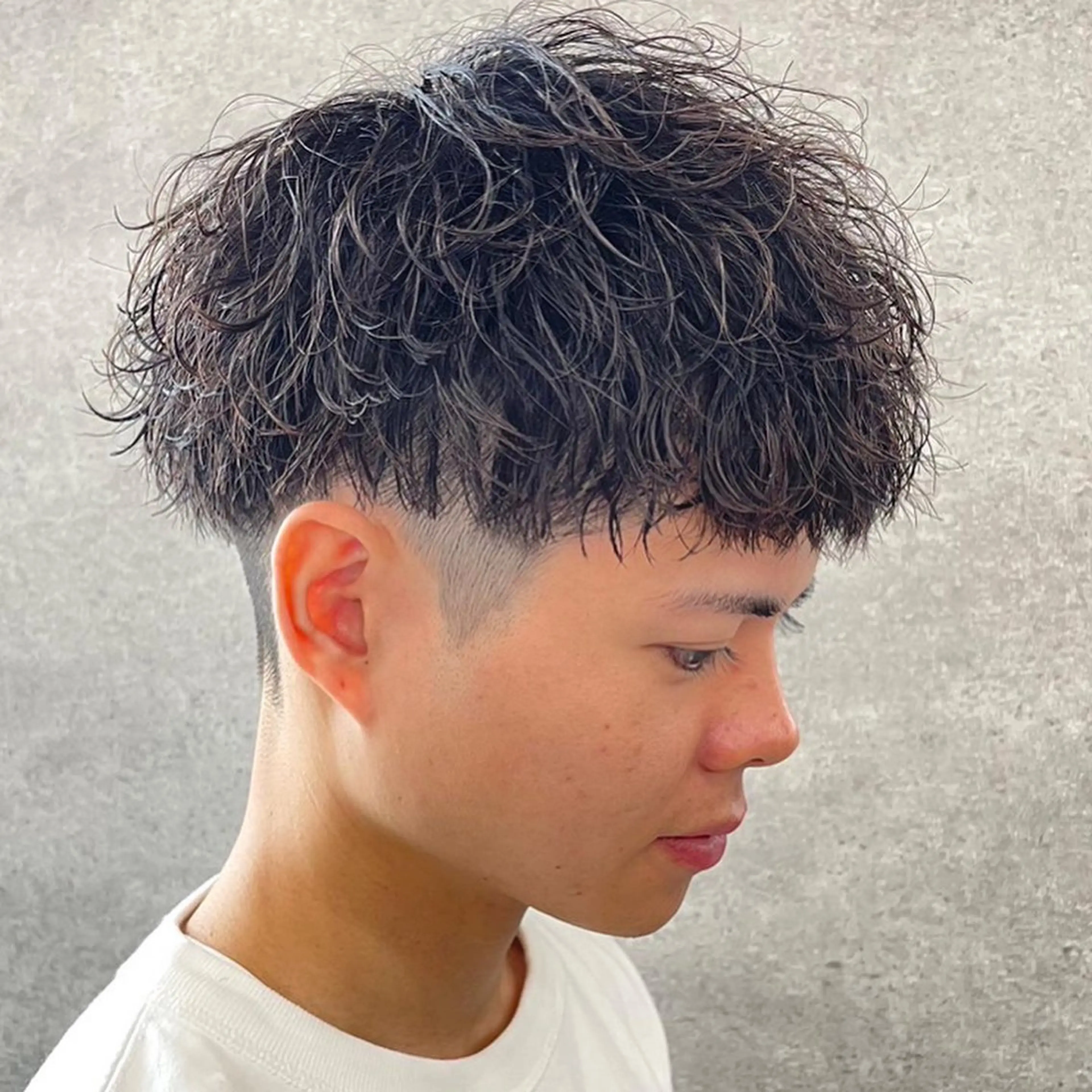 パーマ メンズ カット パーマ 🌟あゆ🌟 女子ウケスタイルのヘアスタイル