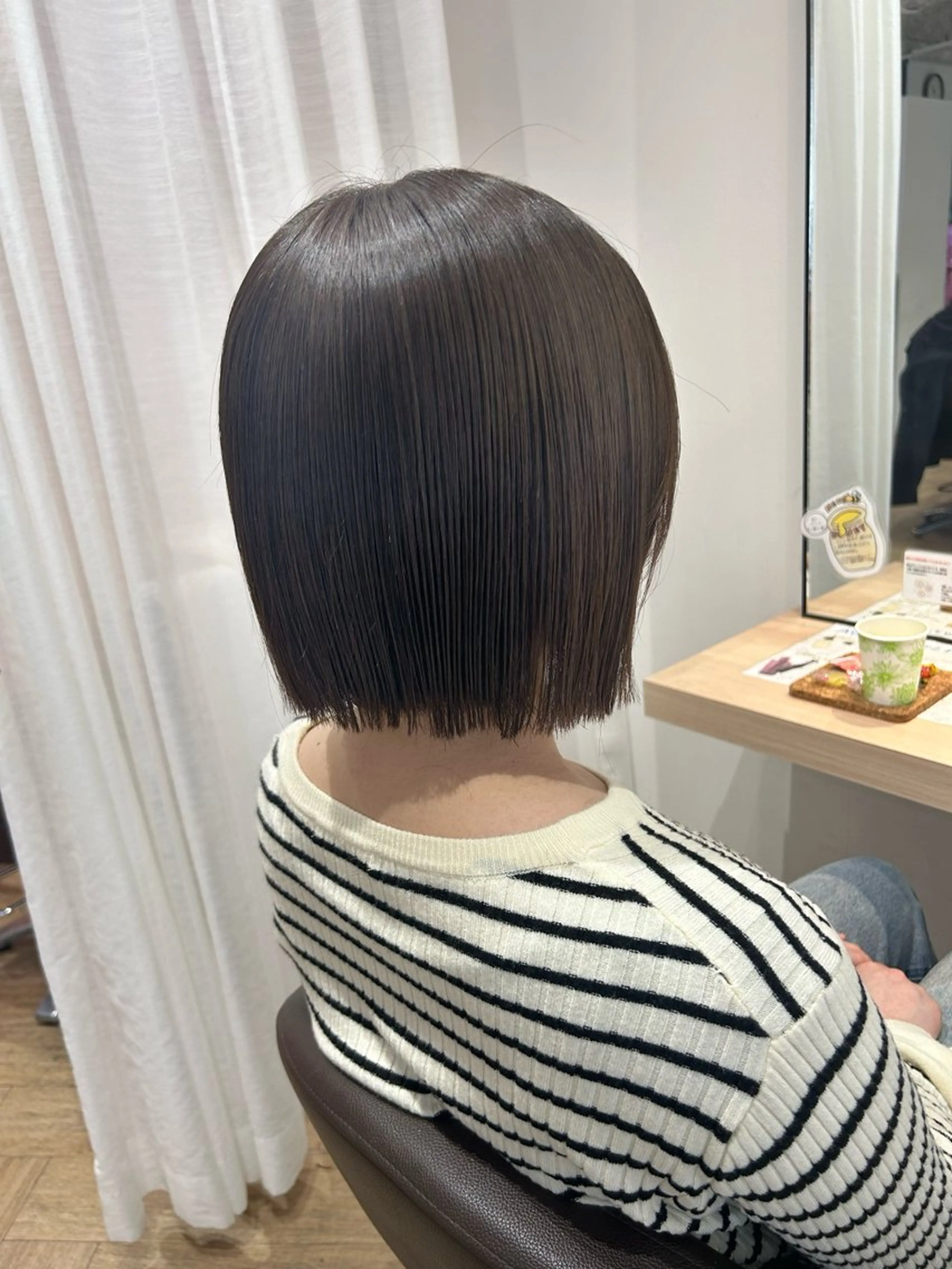 ショート カラー カット ヘアカラー トリートメント AVANCE.なかもず所属・砂野 真璃奈のヘアスタイル