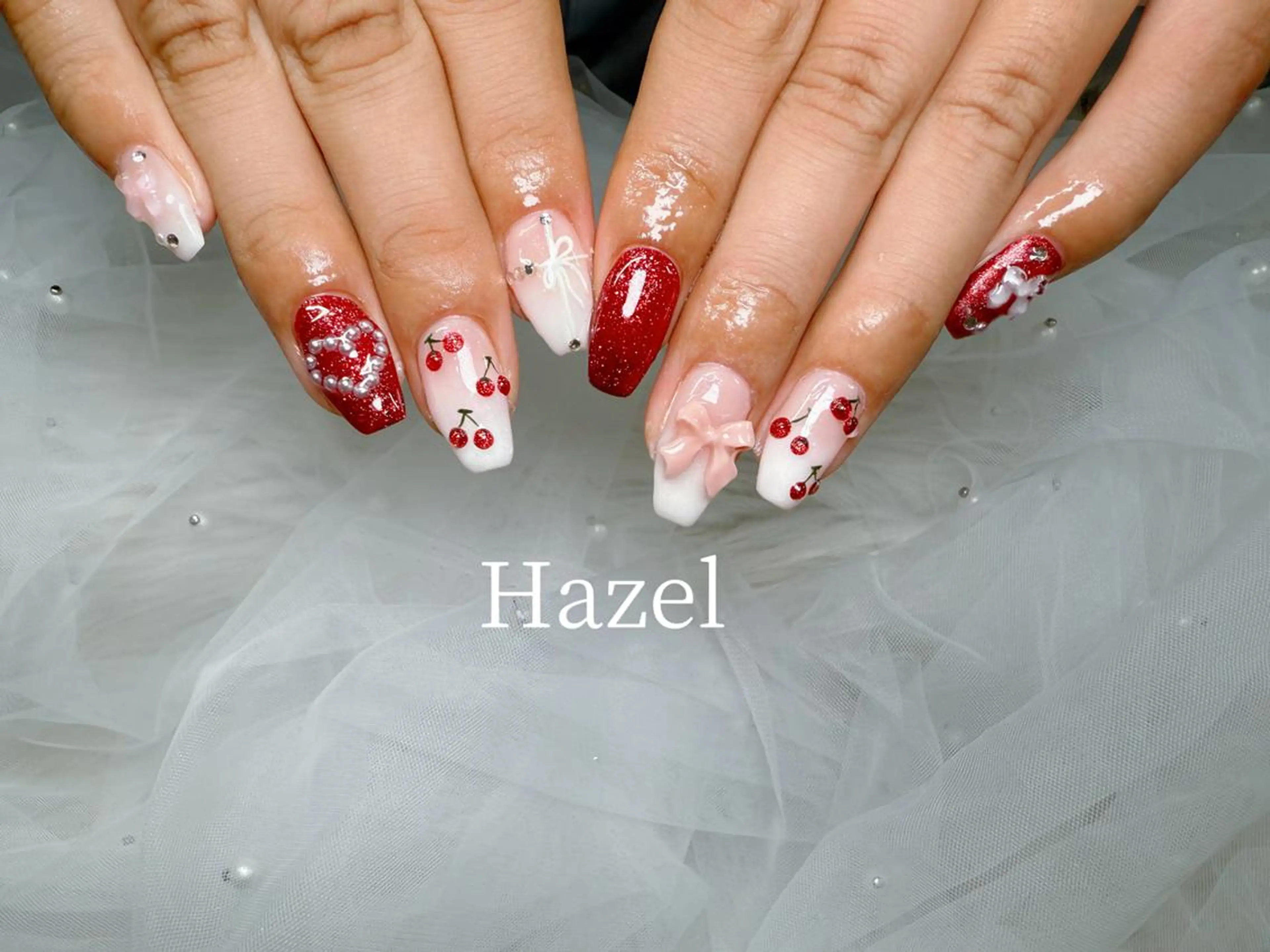 ミディアム ハンドネイル 🌰Hazel*あき 吉祥寺のネイルデザイン