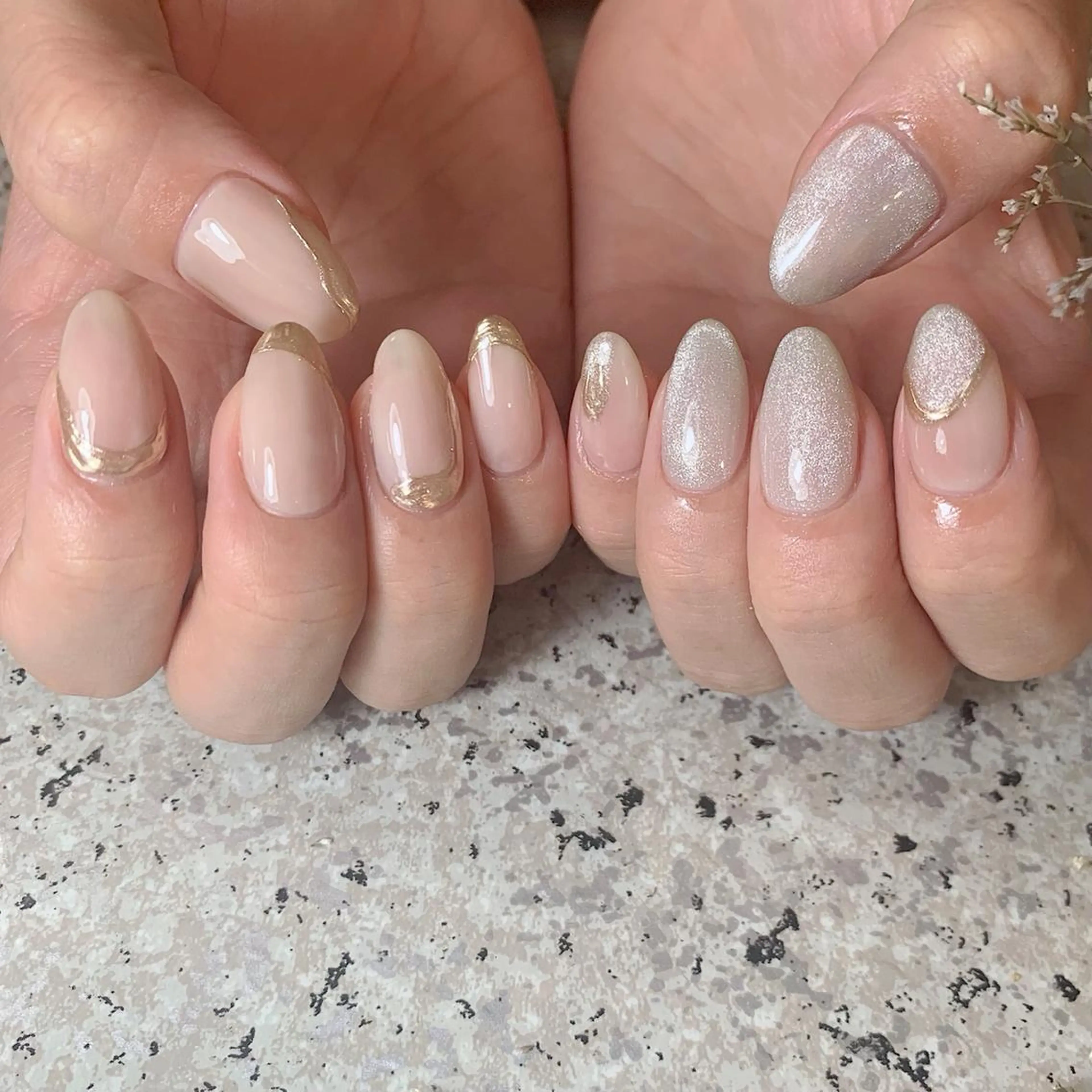 ネイル ブライダルネイル nailsalon maluriのネイルデザイン