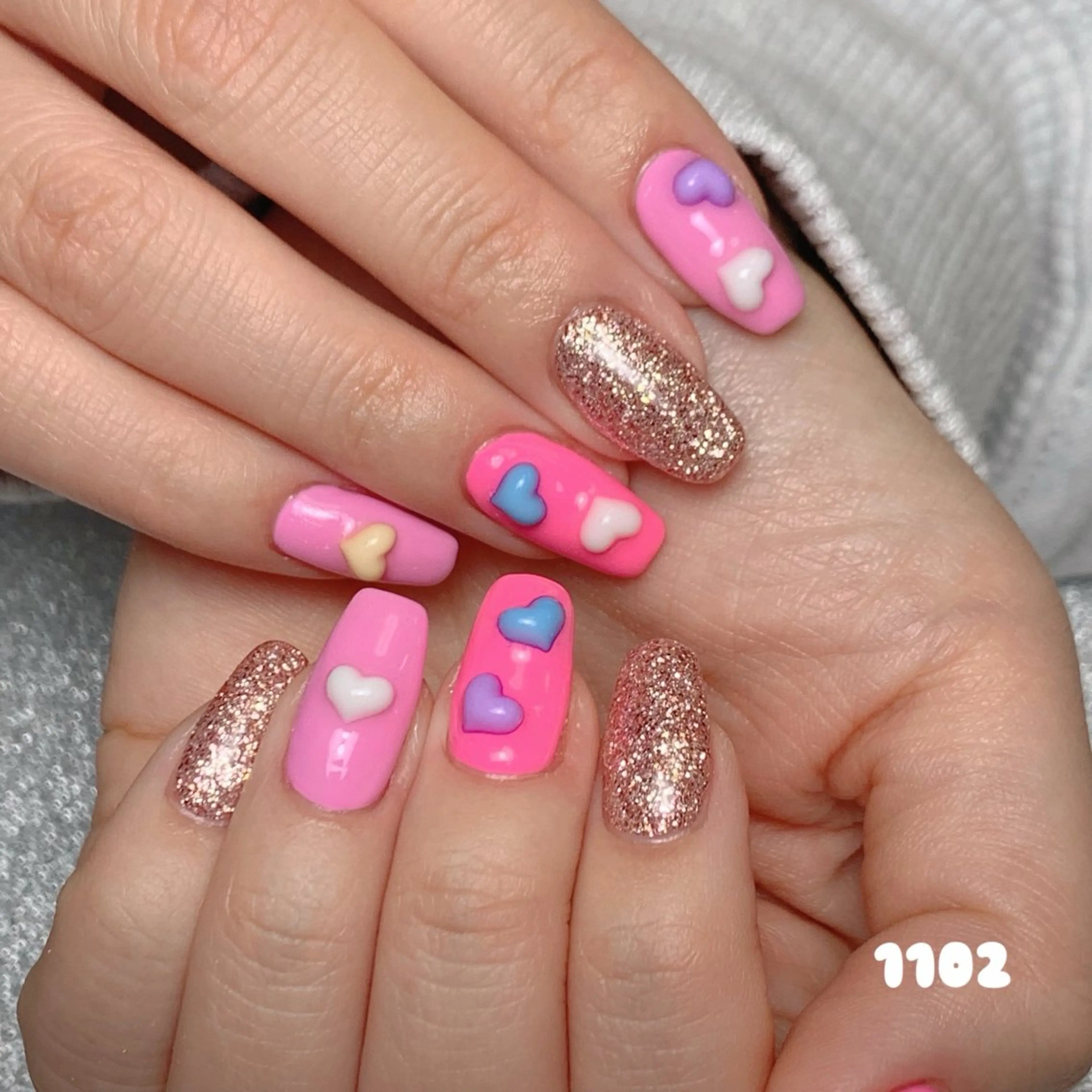 ネイル ハンドネイル nail salon 1102のネイルデザイン