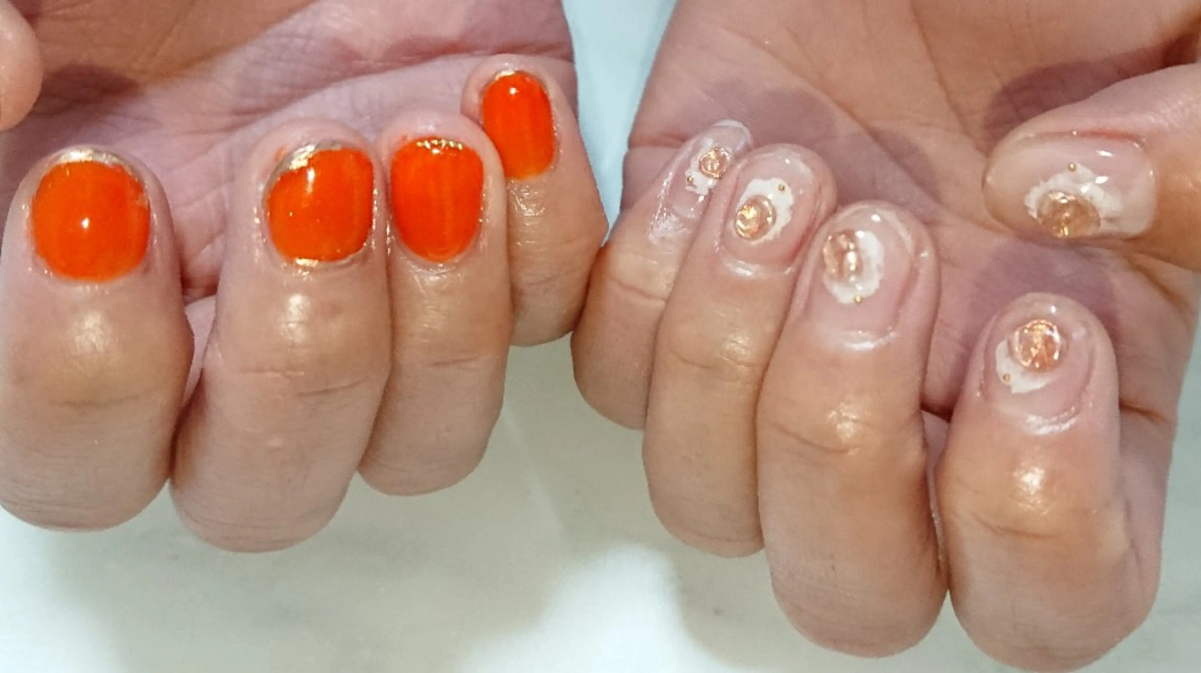 ネイル ハンドネイル shellnail さなえのネイルデザイン