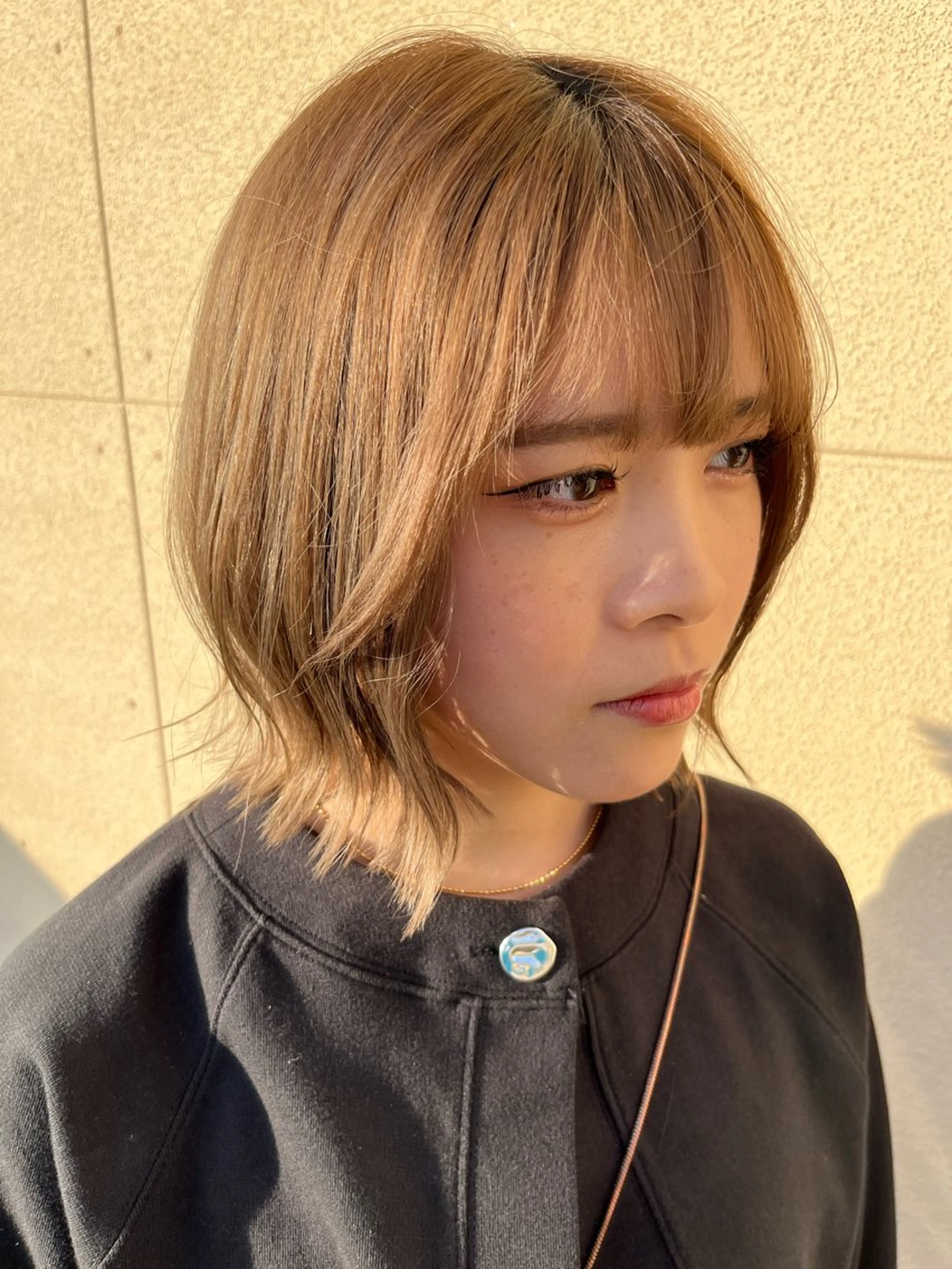 ショート ボブ 韓国風ヘア 小顔カット カット JLICA HAIRサンフラワー通り店所属・佐藤 力のヘアスタイル