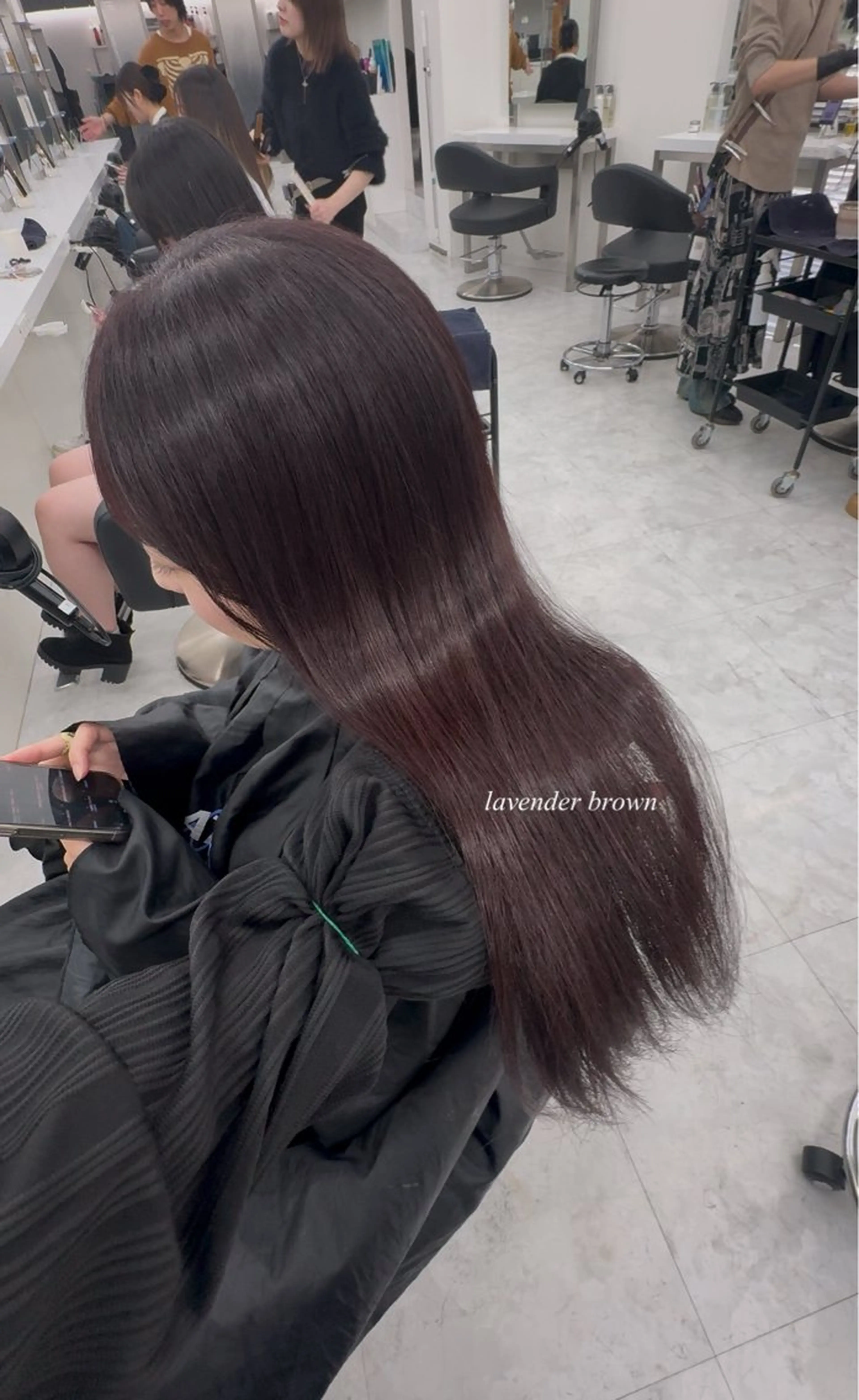 ロング カラー kazuki🍑韓国 トレンド暖色🫗のヘアスタイル