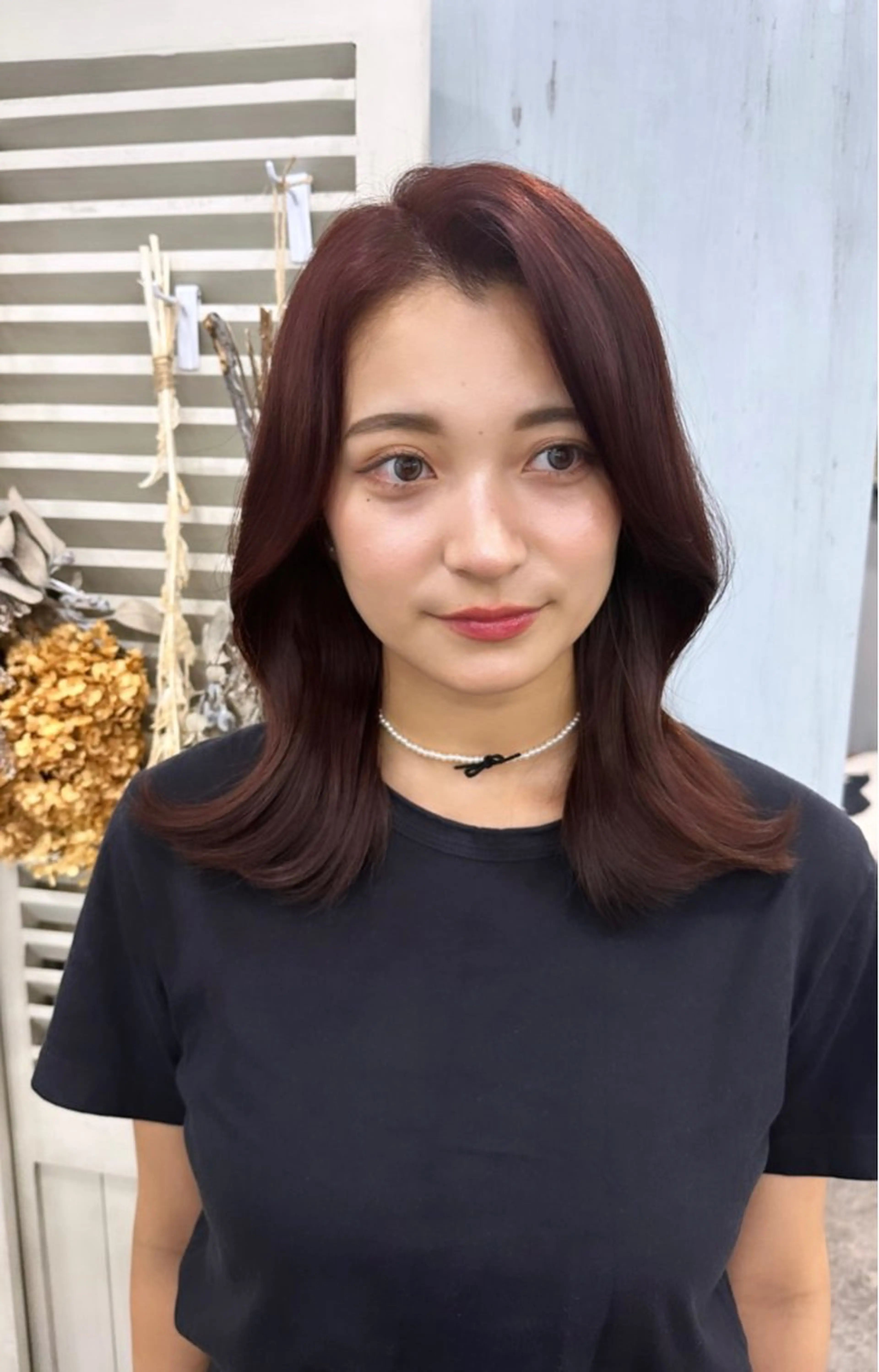 ミディアム ヘアアレンジ くびれヘア 韓国メイクサロン YUKINA東京のその他イメージ