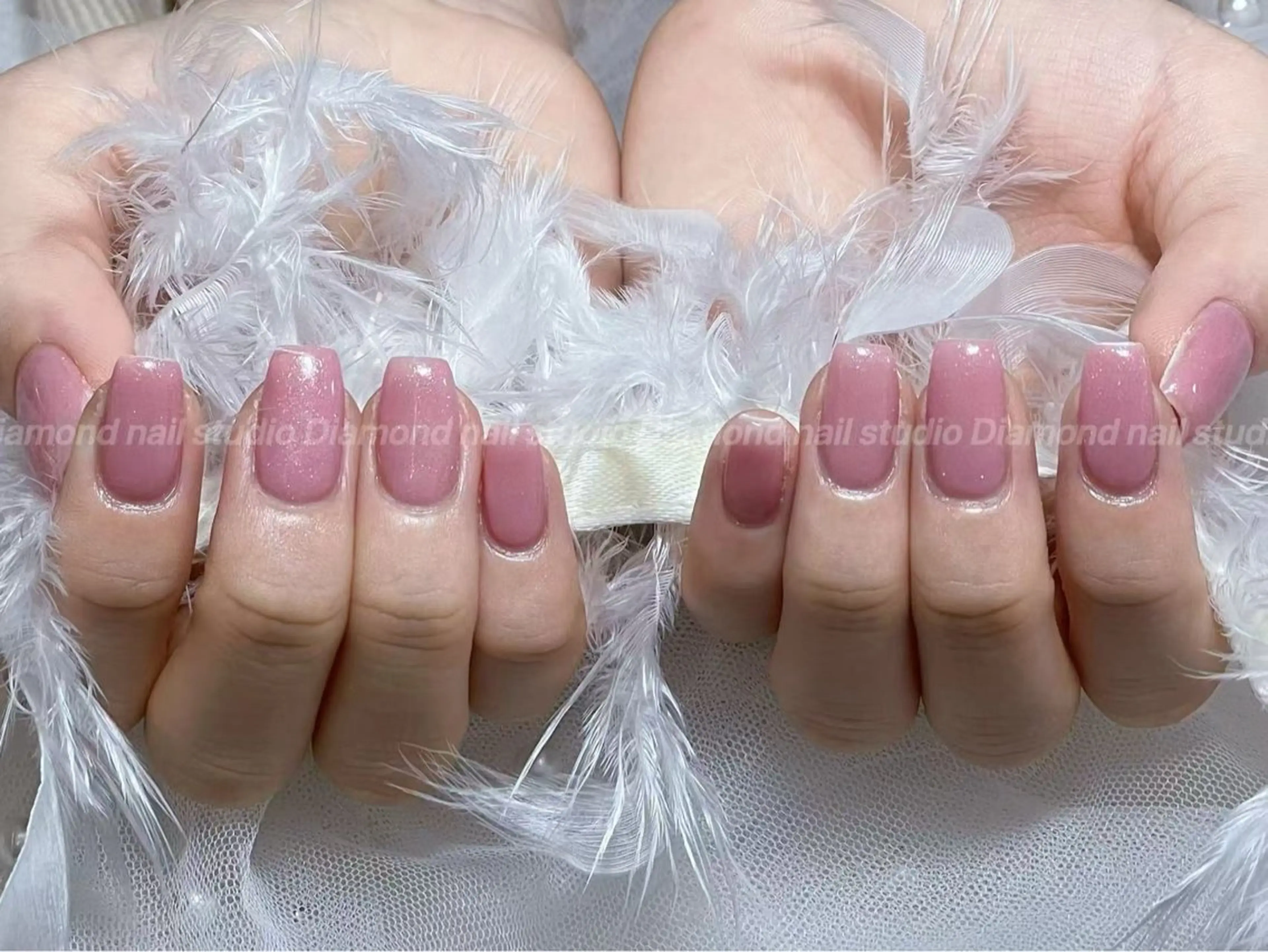 ネイル アートネイル オーロラネイル ガーリー キラキラネイル 韓国ネイル Diamond NAIL✨のネイルデザイン