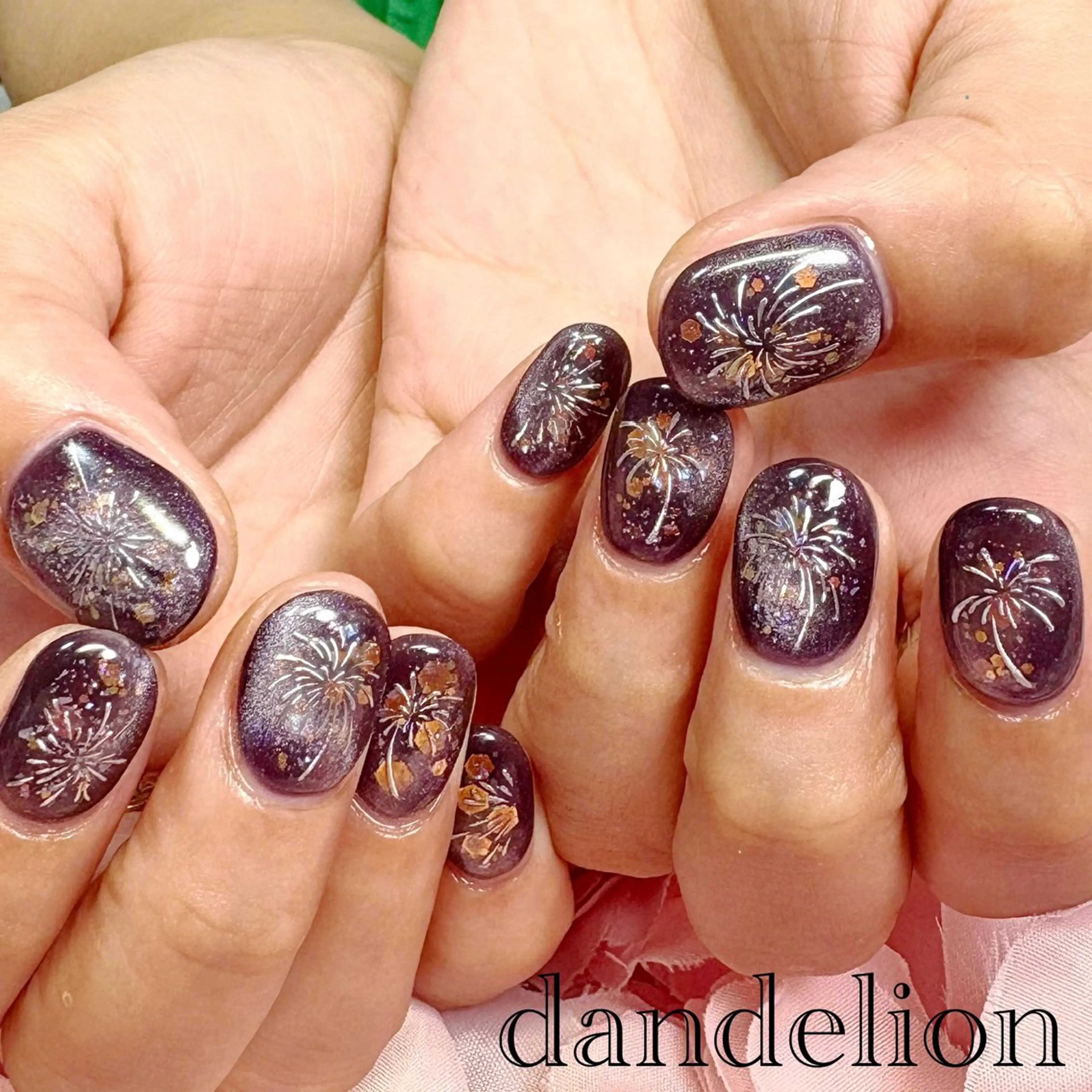 ネイル ハンドネイル ハンドケア dandelion ダンデライオンのネイルデザイン
