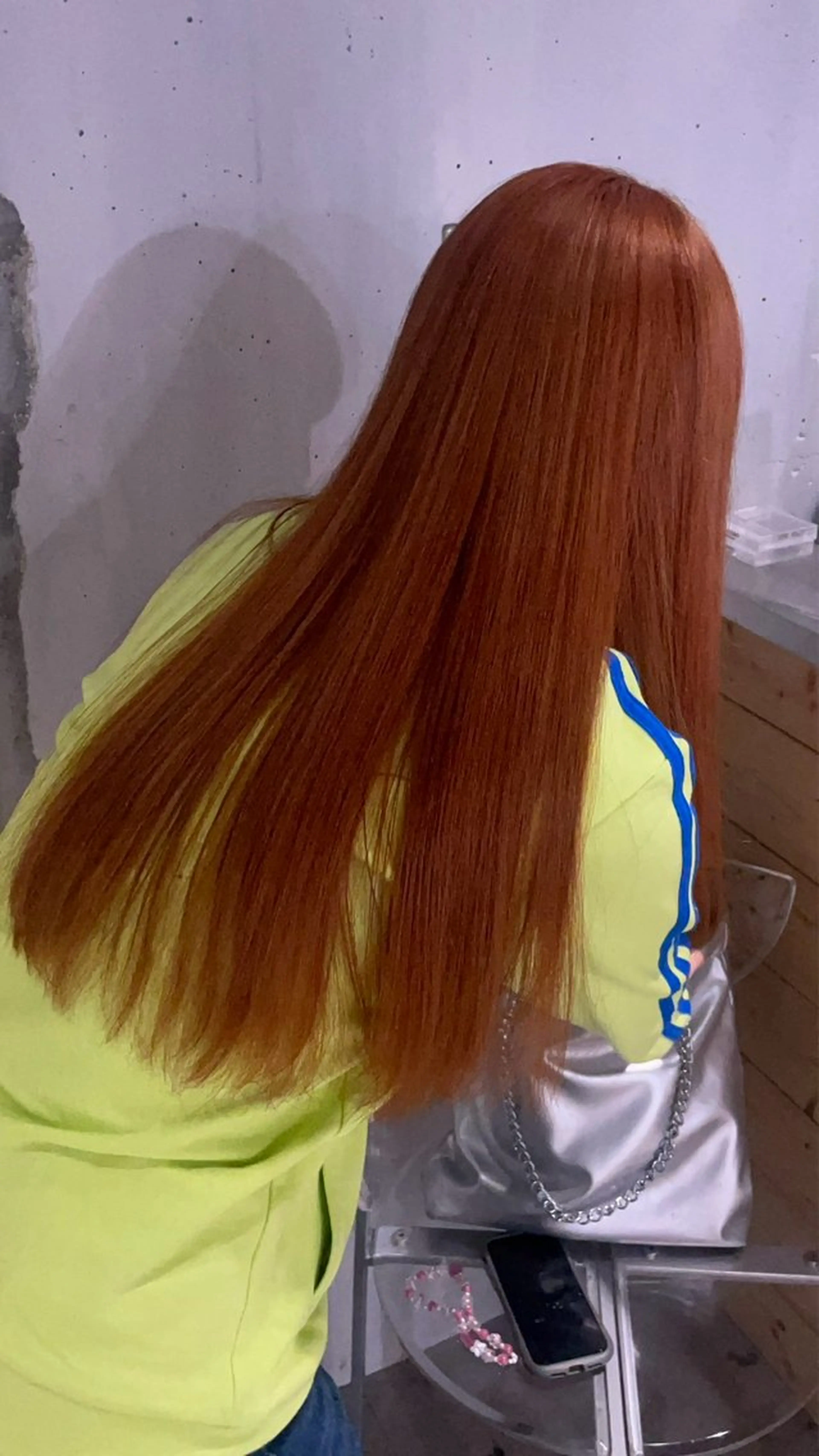 ロング カラー ヘアアレンジ ブリーチ ダブルカラー ブリーチなしカラー 髪質改善 ロング 韓国風🤍グレ ージュ🤍たくみのヘアスタイル