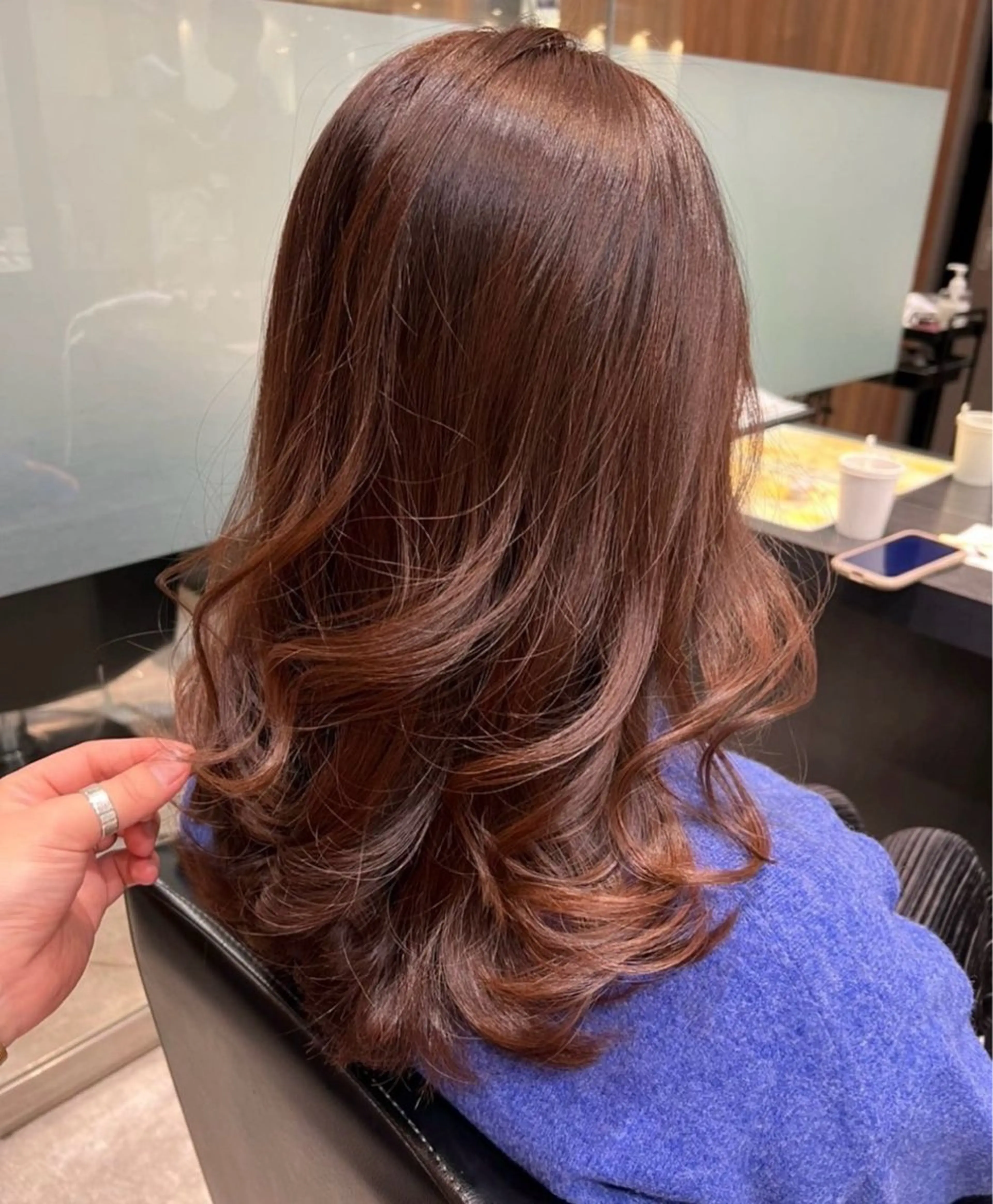 カラー ヘアカラー 林 美月のヘアスタイル