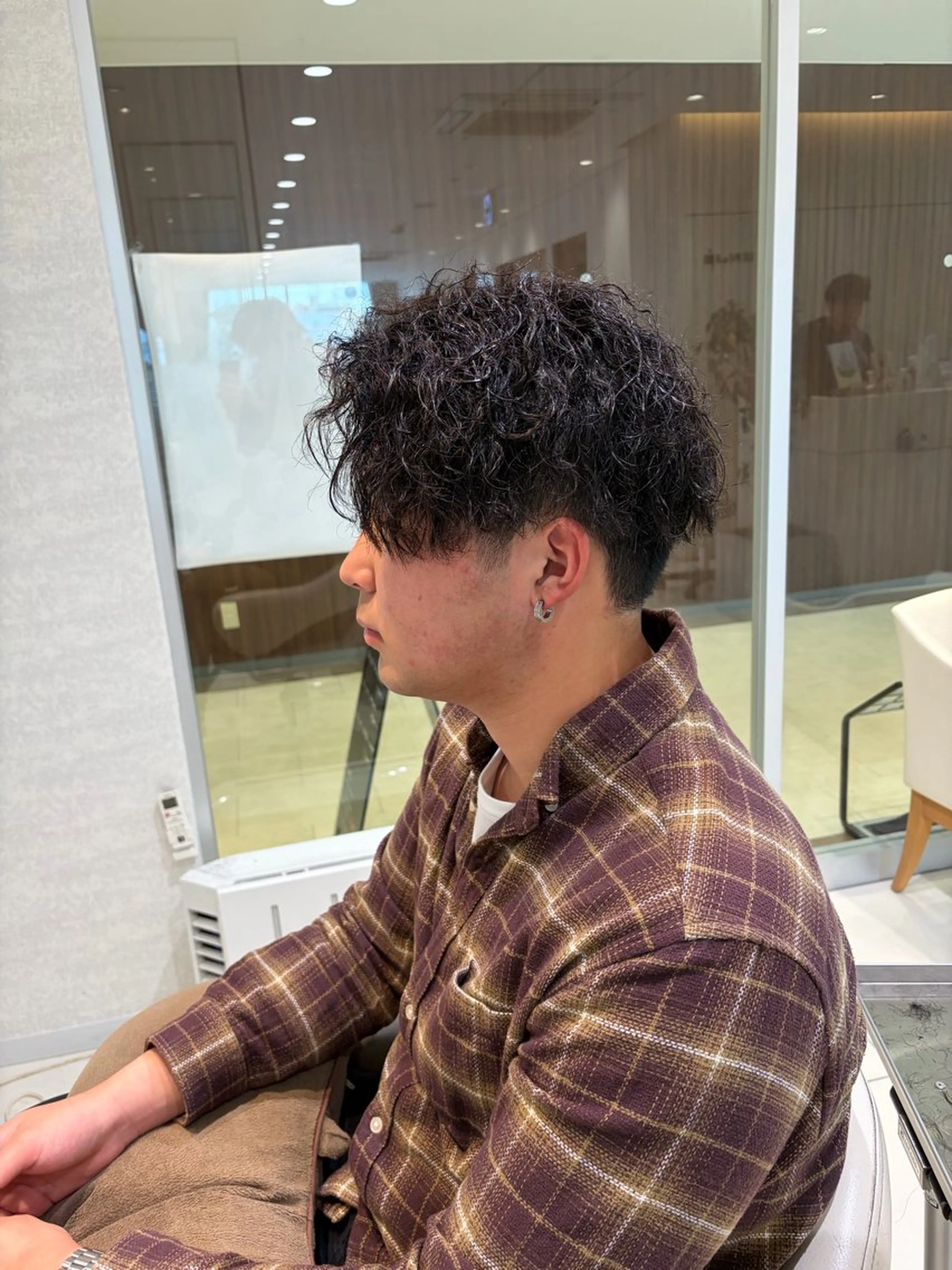 パーマ メンズ 新規限定カット無料 クーポン有り【桂口】のヘアスタイル