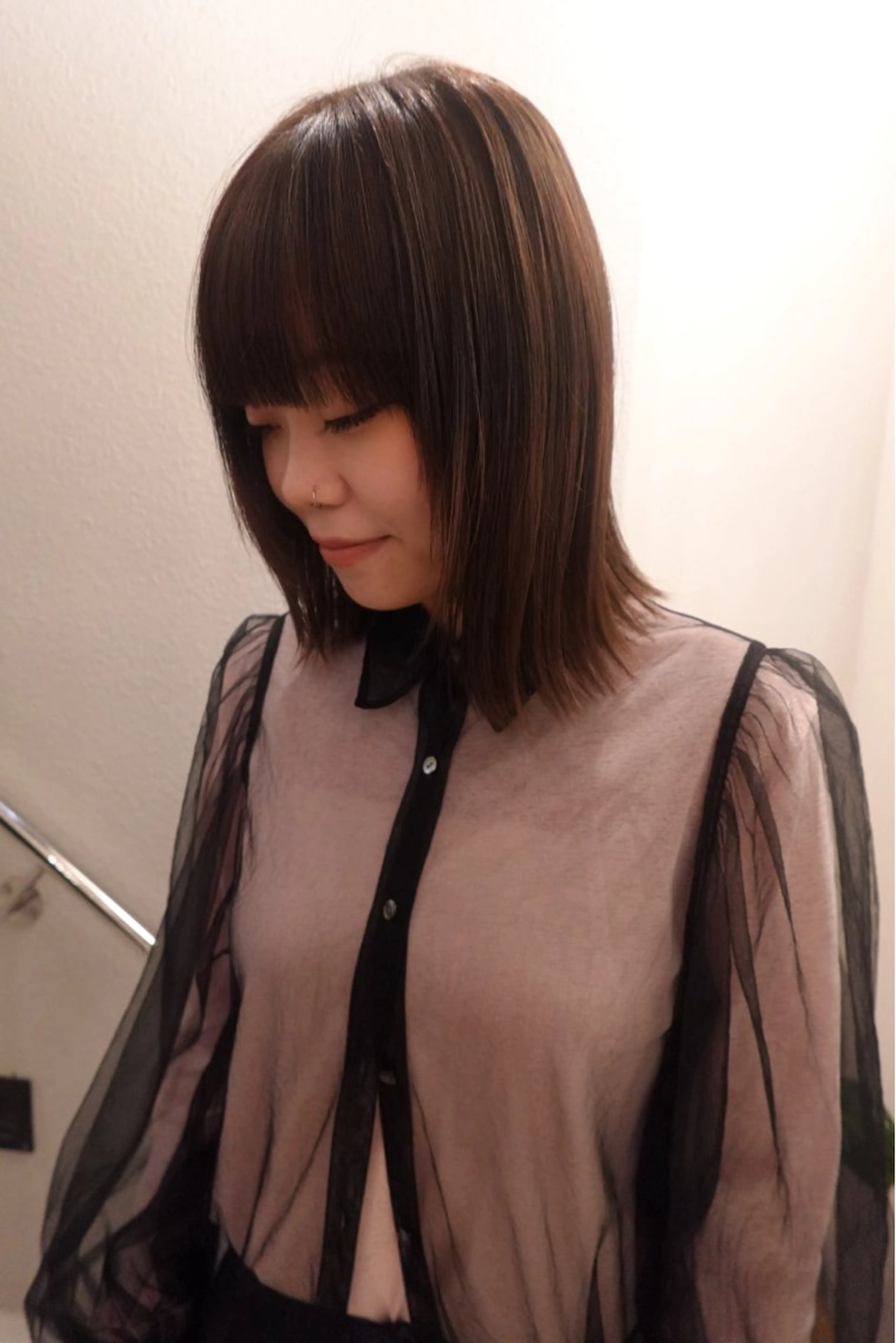 ミディアム 🍁レイヤー.ニュア スパーマ.🍁陸来のヘアスタイル