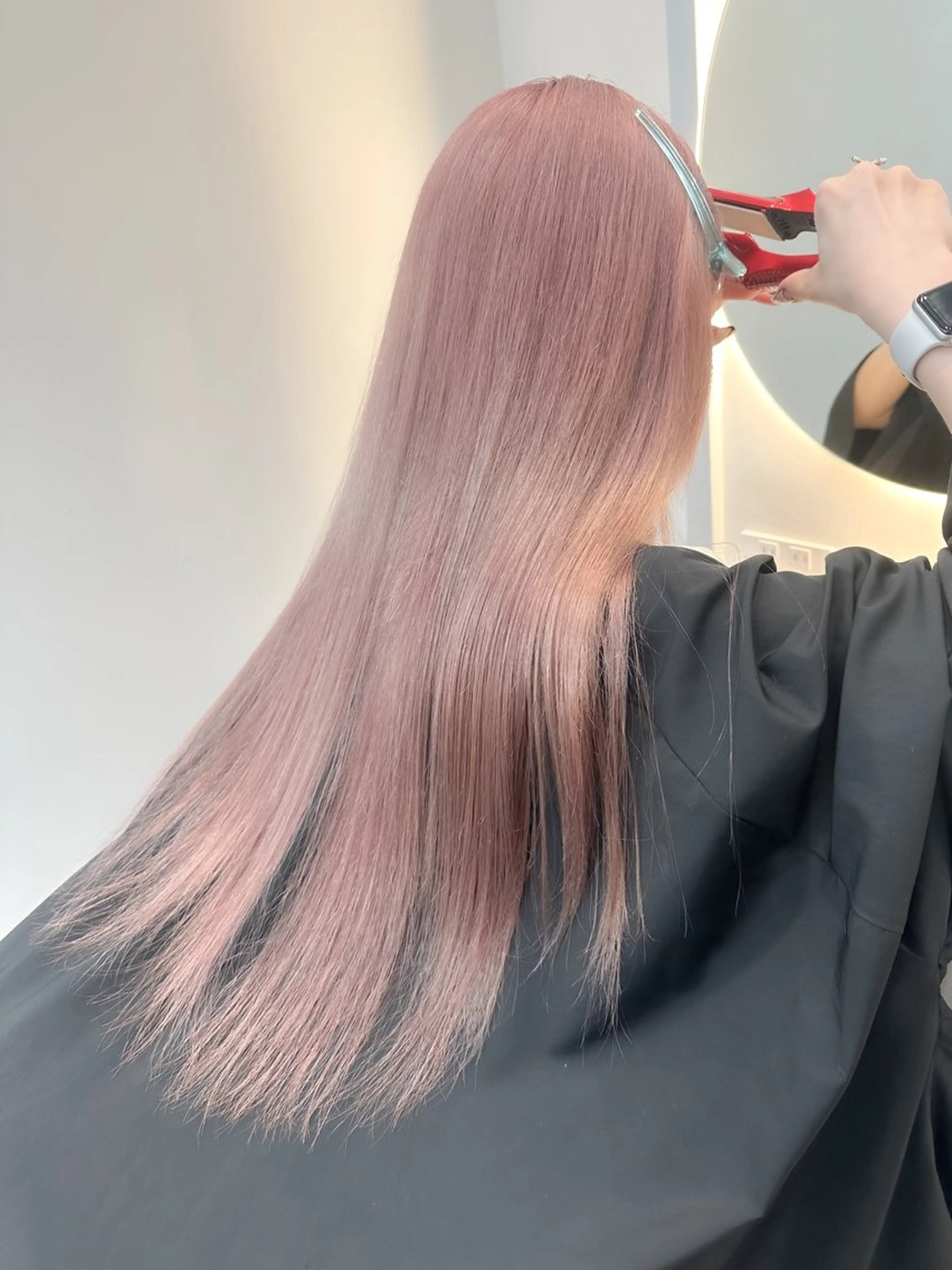 ロング カラー カット ヘアカラー トリートメント 艶髪ブリーチ 永井竜也のヘアスタイル