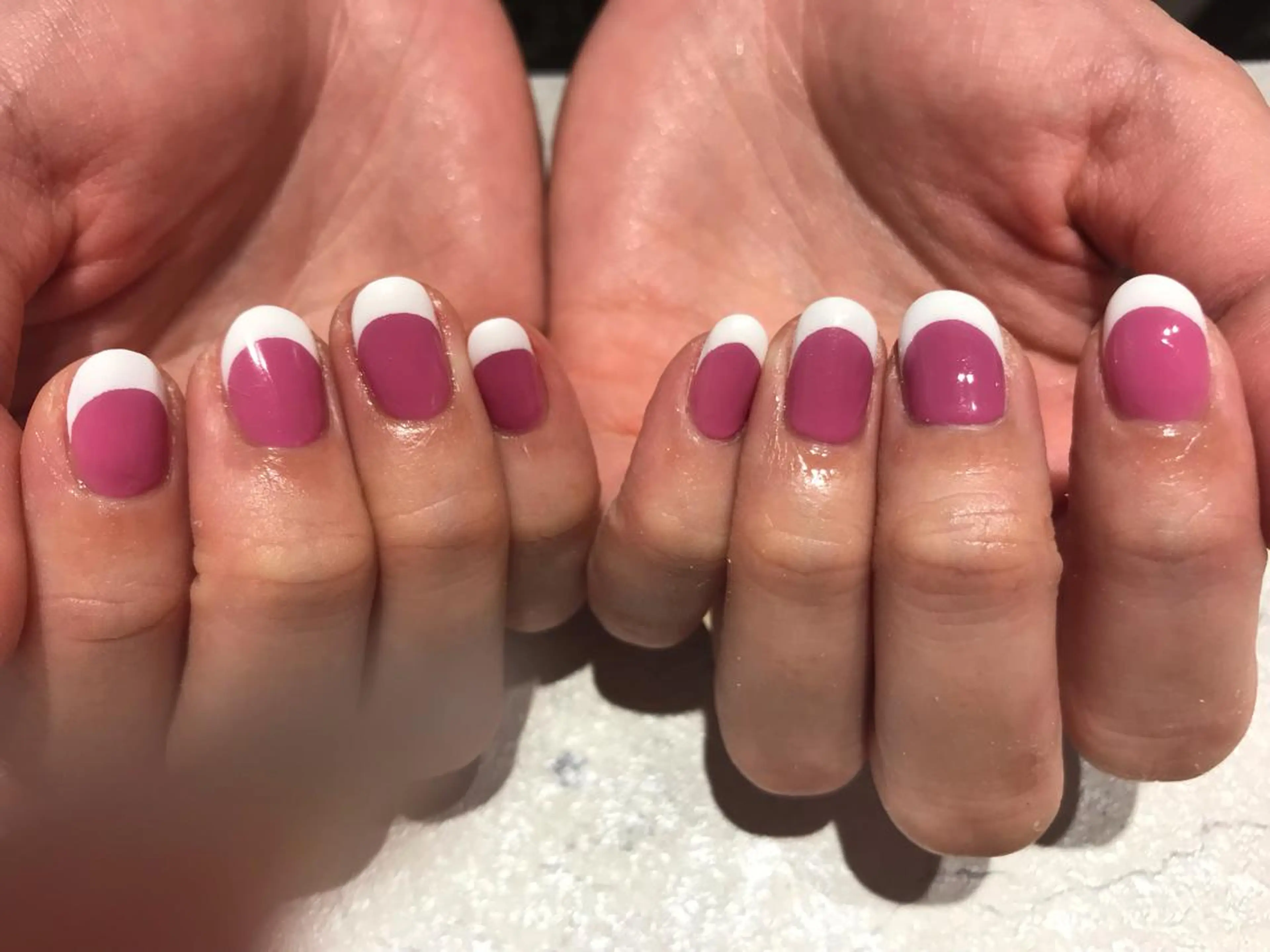 ネイル クリアネイル フレンチネイル nail salon　Natural Cure所属・平井 彩香のネイルデザイン
