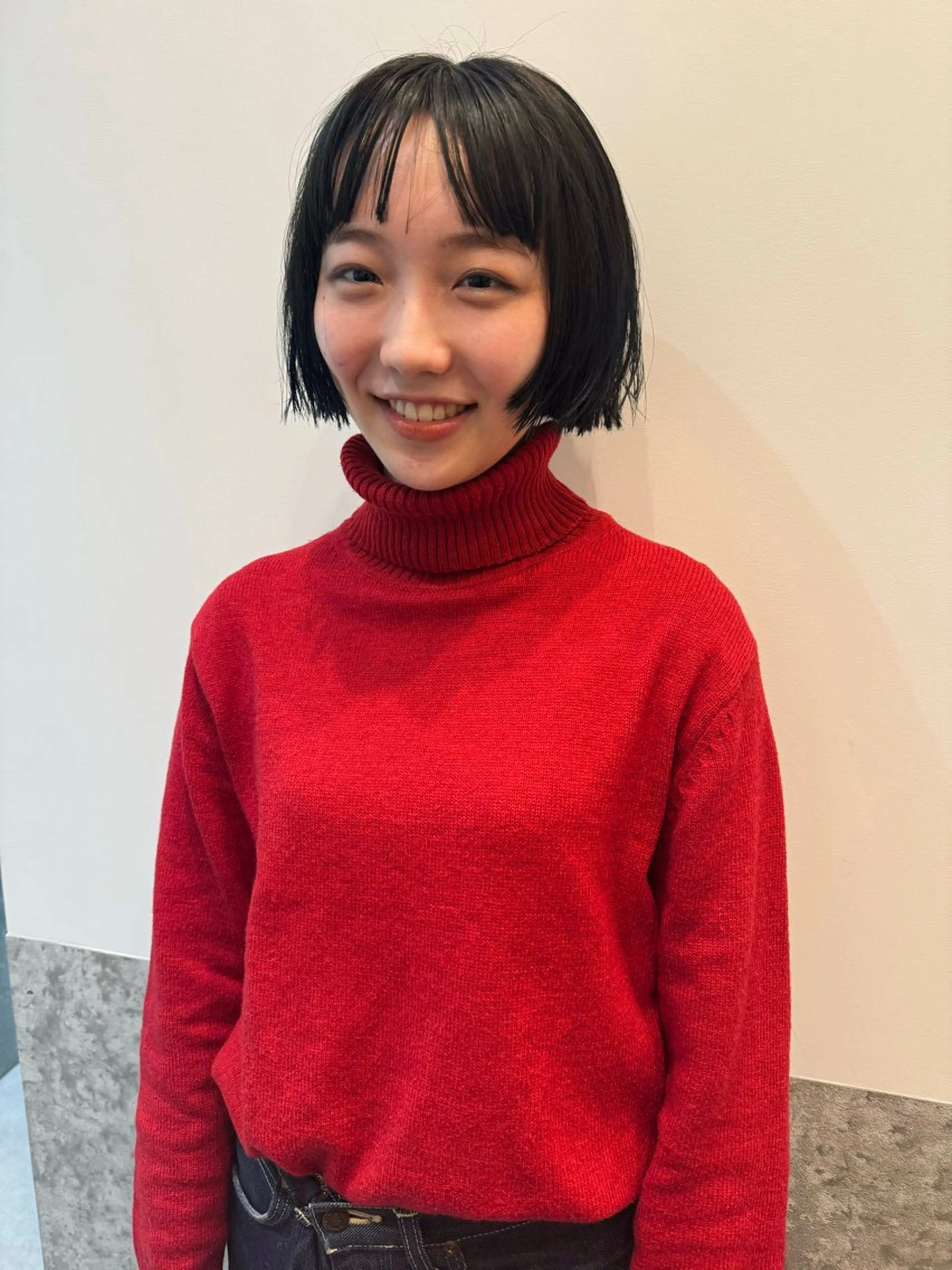 ショート カラー ボブ カット ヘアカラー トリートメント センスをお届けします 大谷将生INFPのヘアスタイル
