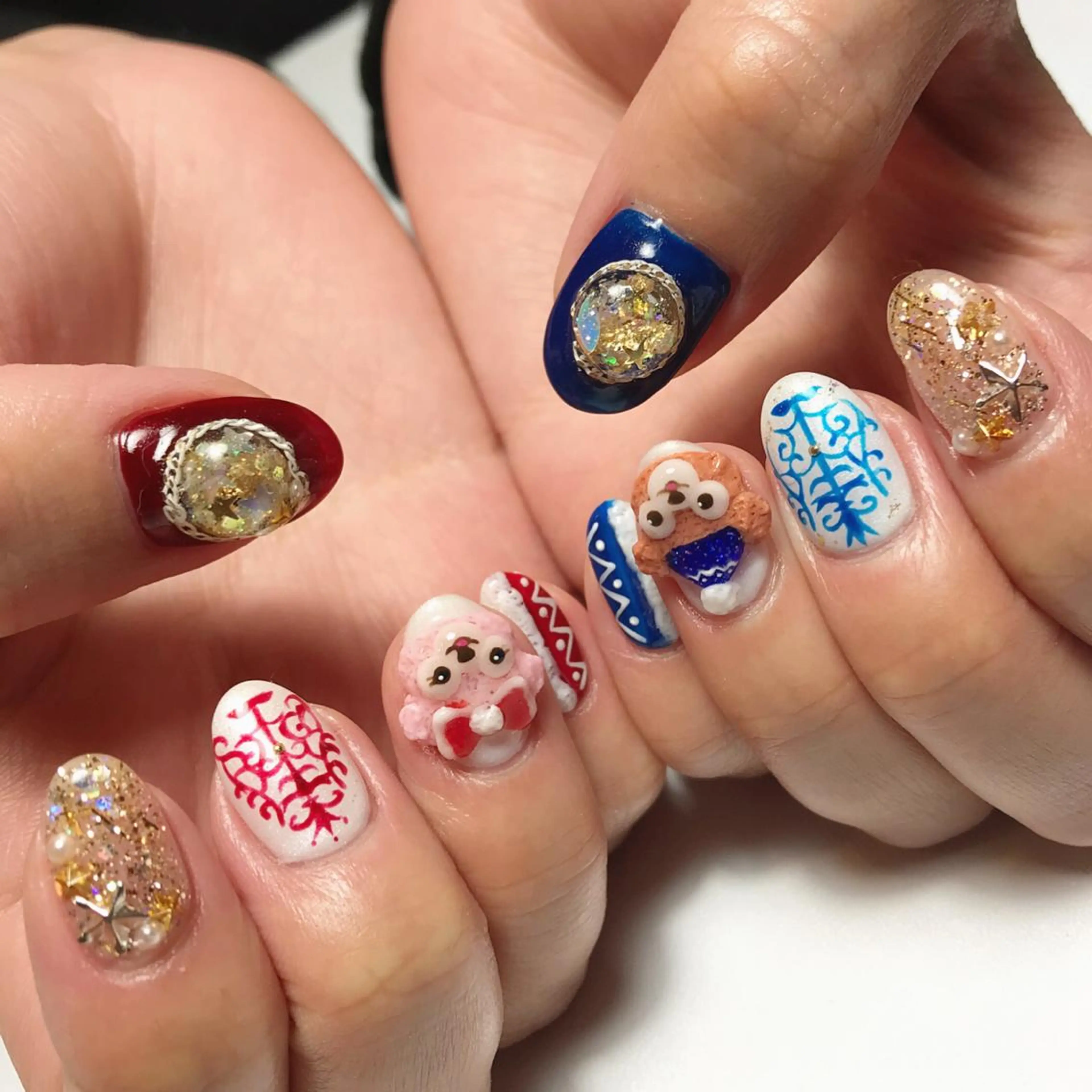 ネイル 冬ネイル クリスマス ハンドネイル Nakazawa Mayuのネイルデザイン