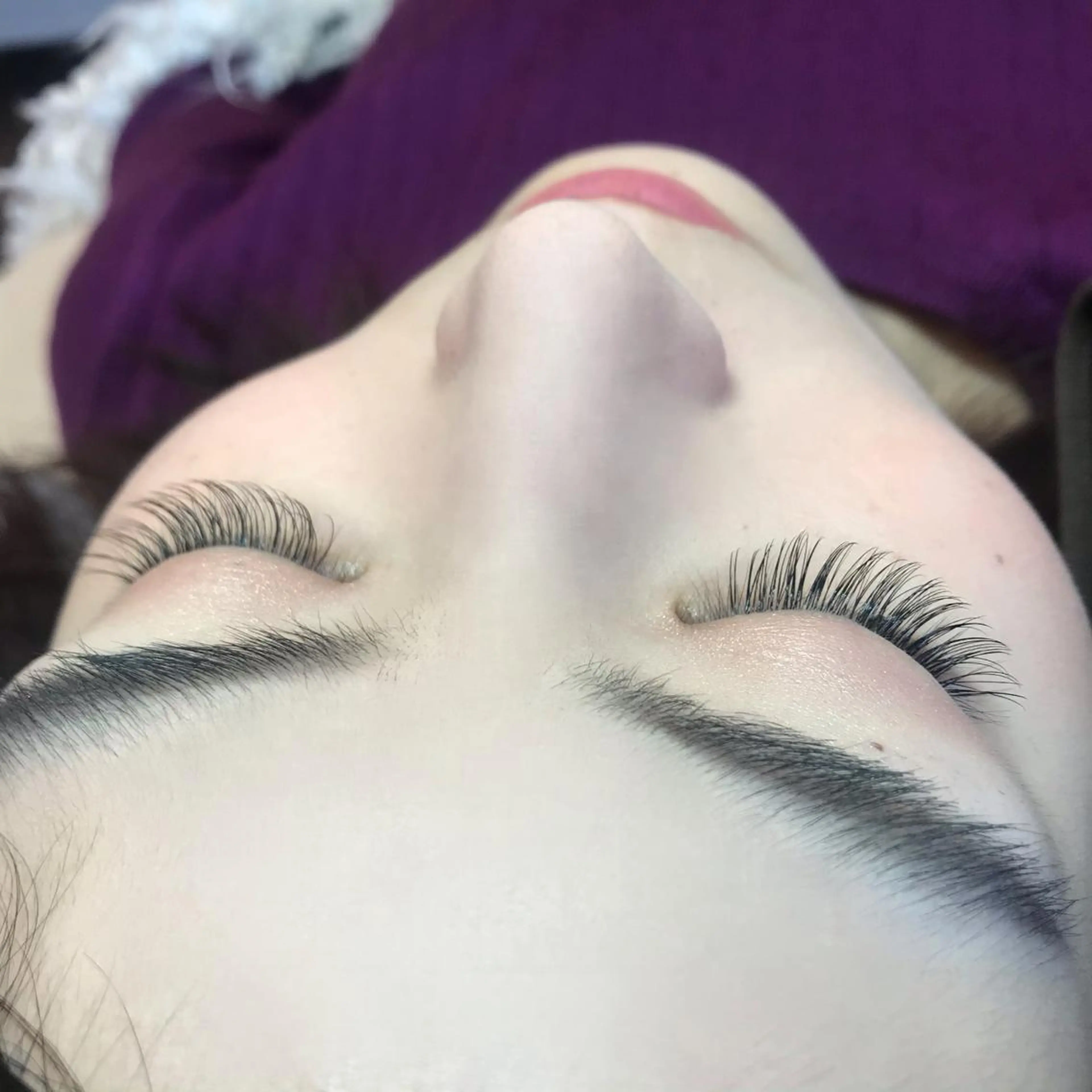 マツエク・マツパ Cカール 目尻長め セーブル 下まつげエクステ 結婚式・ブライダル マツエク francesca eyelash所属・中島 顕子のマツエク・マツパデザイン