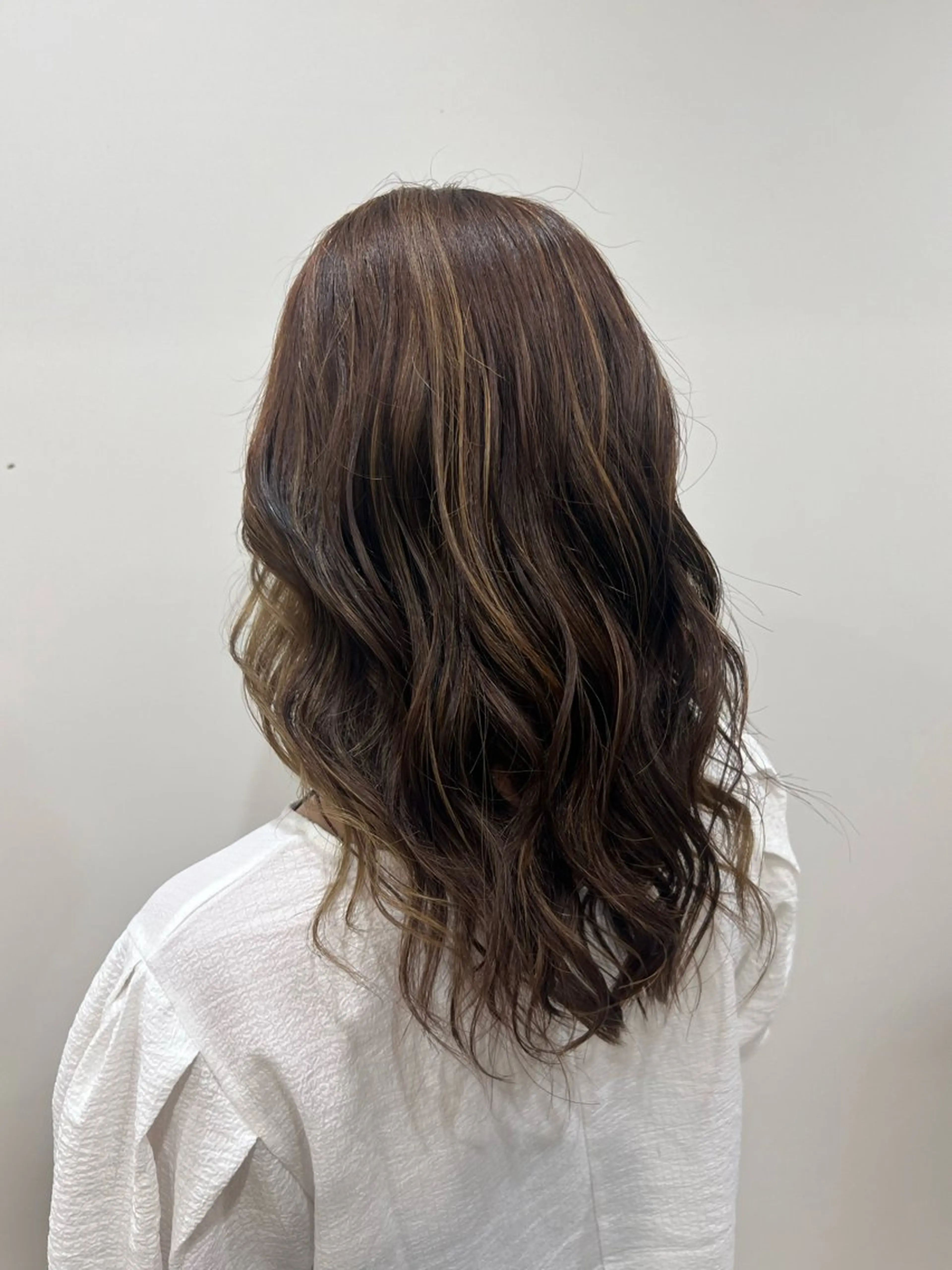 セミロング カラー Hair & Beauty the B 岡崎店所属・山口 安美のヘアスタイル