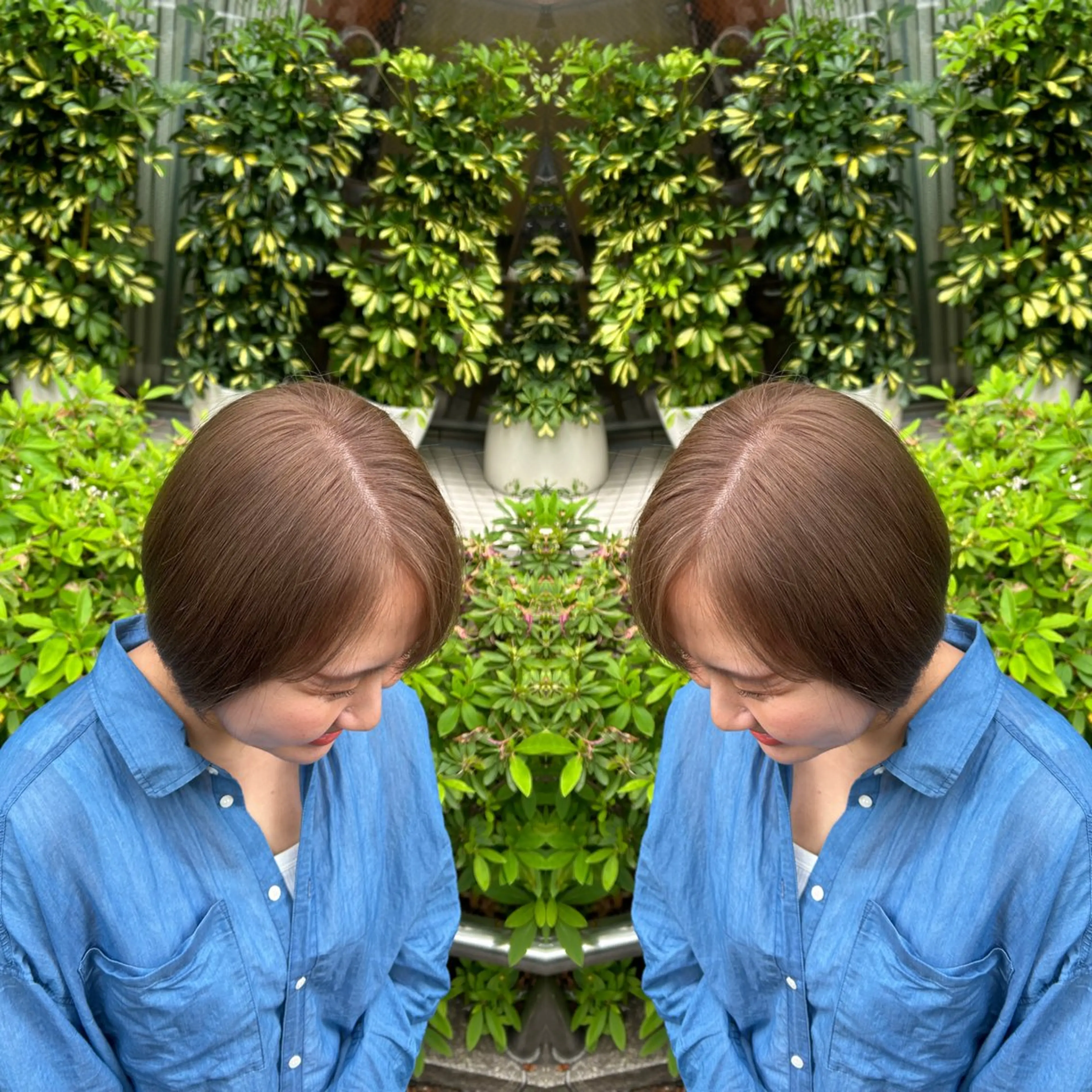 ショート カラー レイヤー/ボブ/ ミニボブ/AOIのヘアスタイル