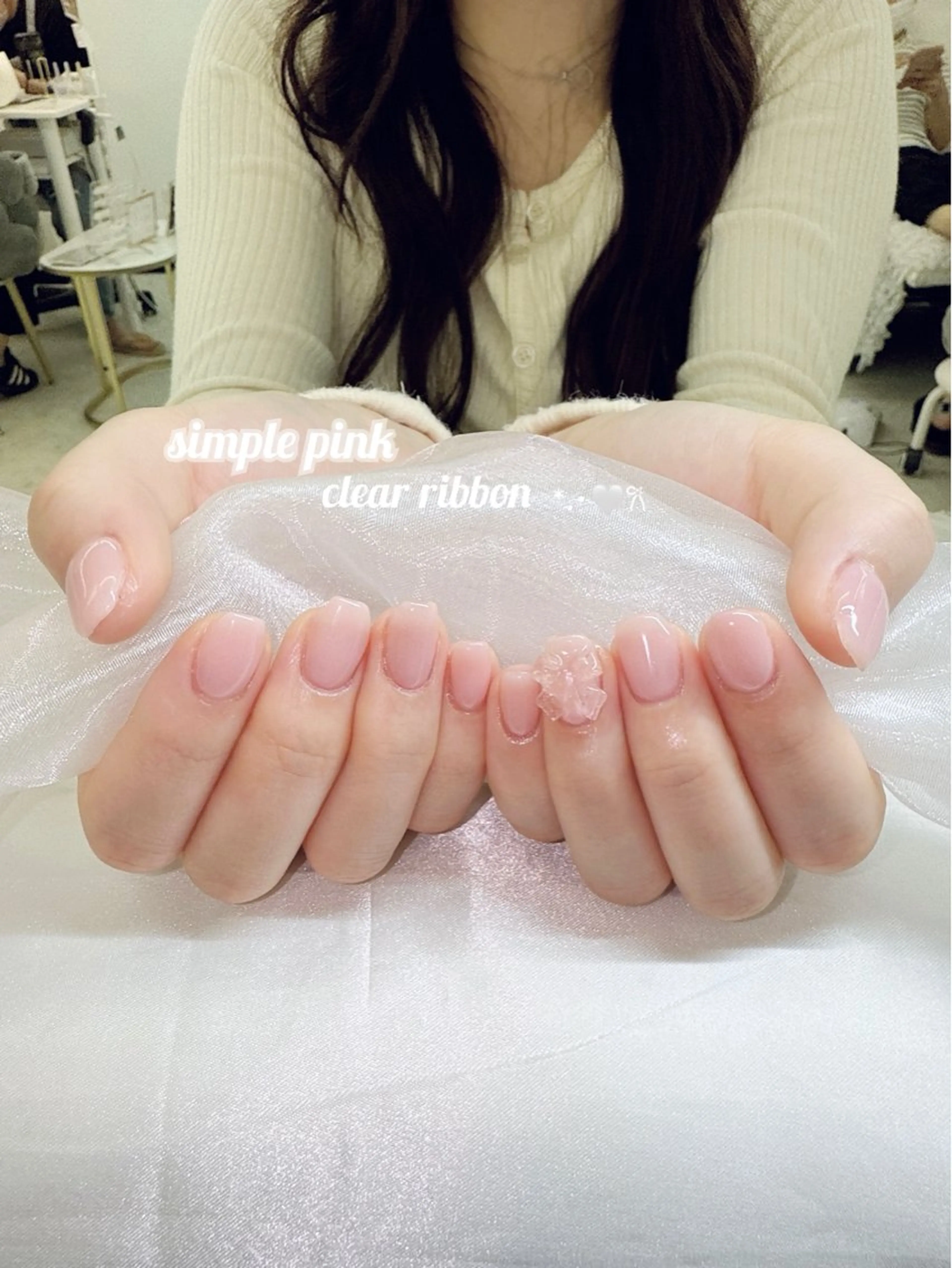 ネイル ちゅるんネイル🩵 miyuのネイルデザイン